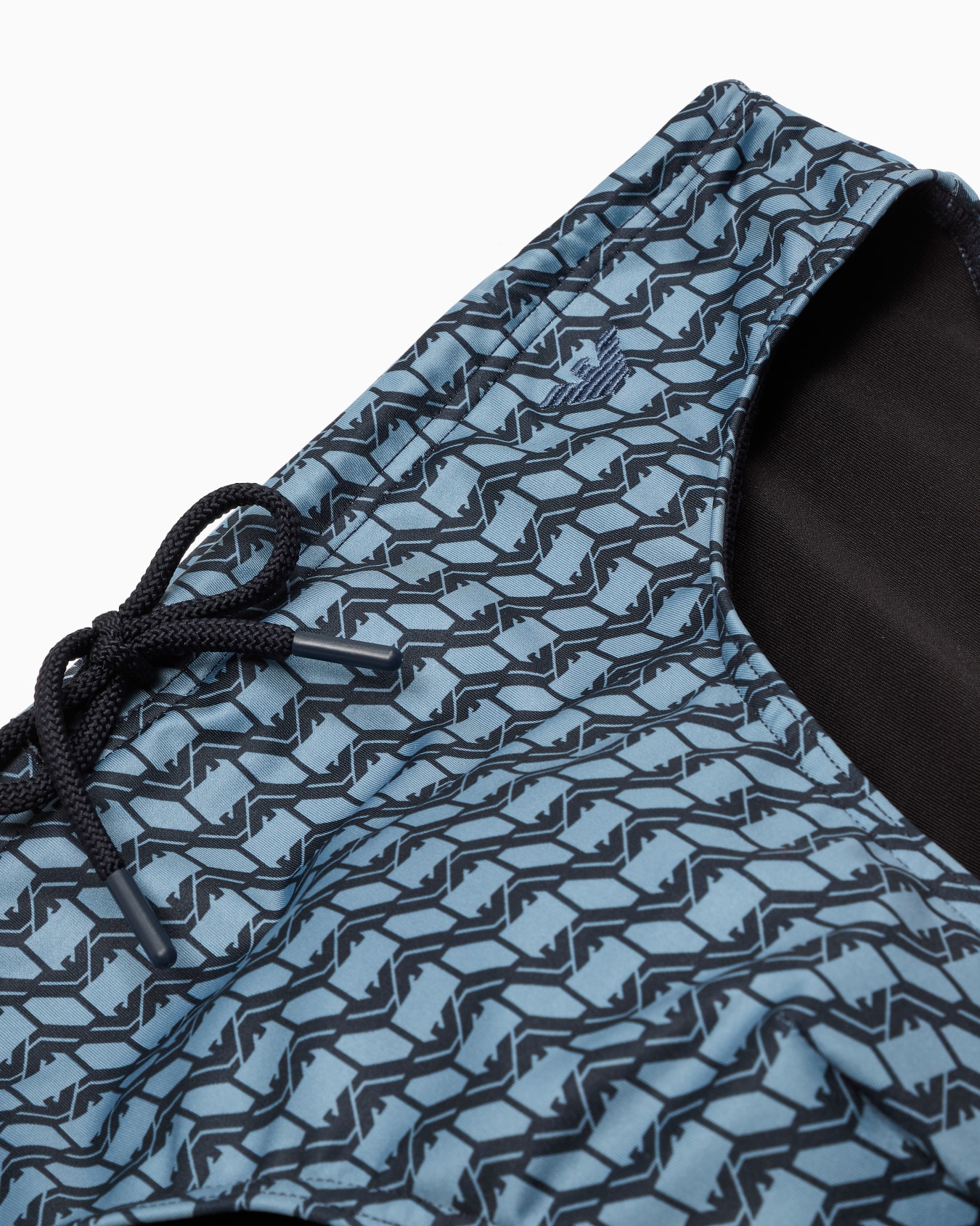 Slip de bain en lycra recyclé avec logo ASV all over ASV Diapositive 3
