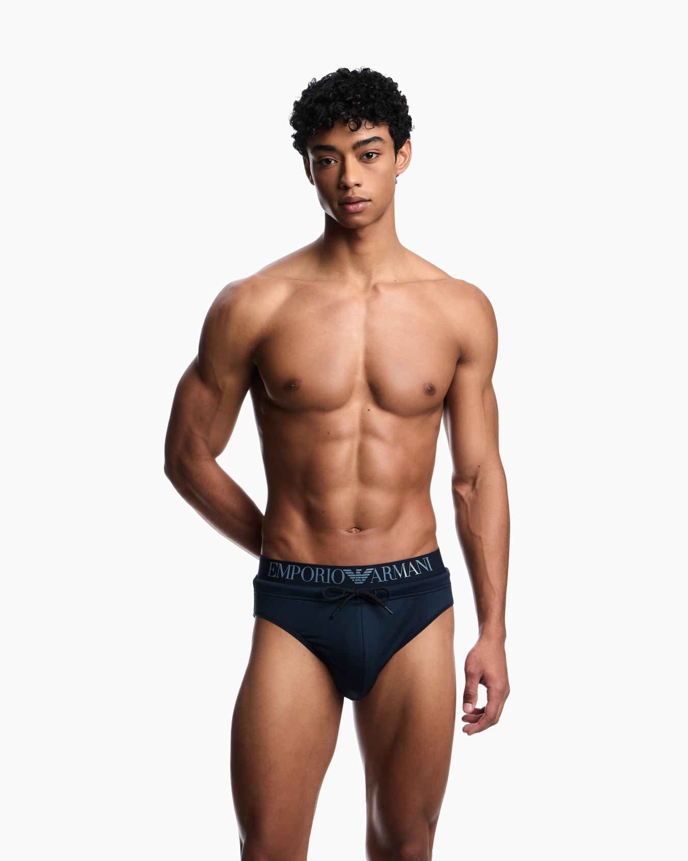 ASV Logoband recycled microfibre swim briefs Slide 1