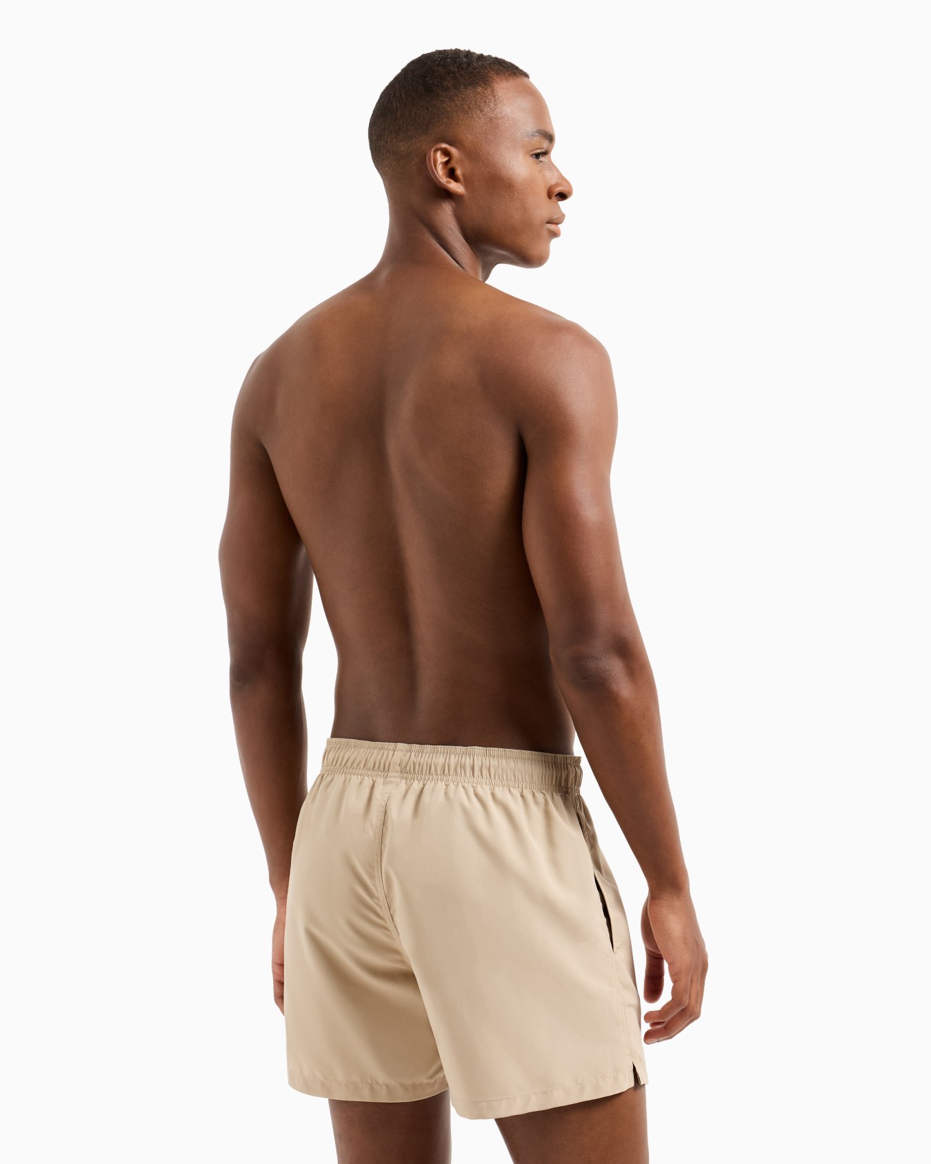 Swim shorts with two-tone eagle embroidery Slide 2