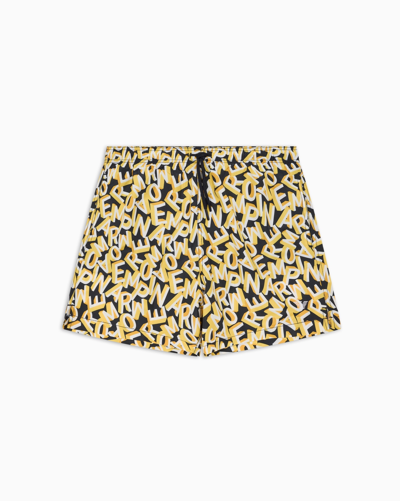 Short de bain avec grande inscription all over Diapositive 0