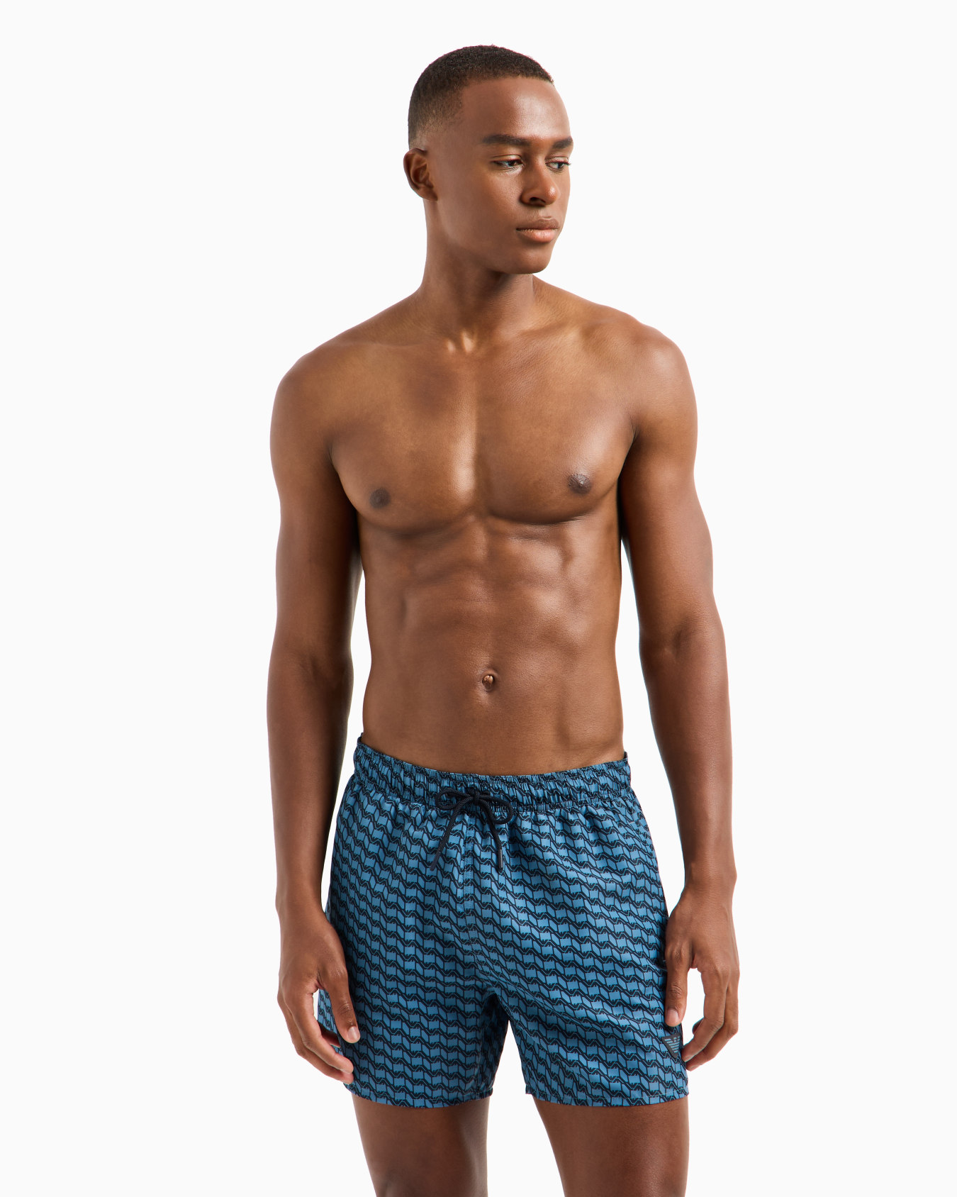 ASV swim shorts in small-eagle recycled fabric Slide 1