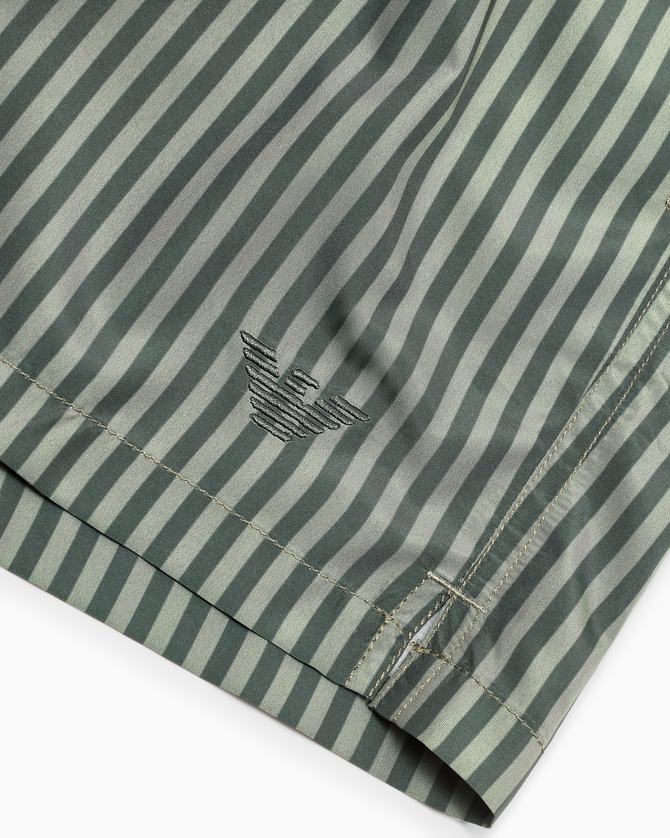 Two-tone striped swim shorts Slide 3