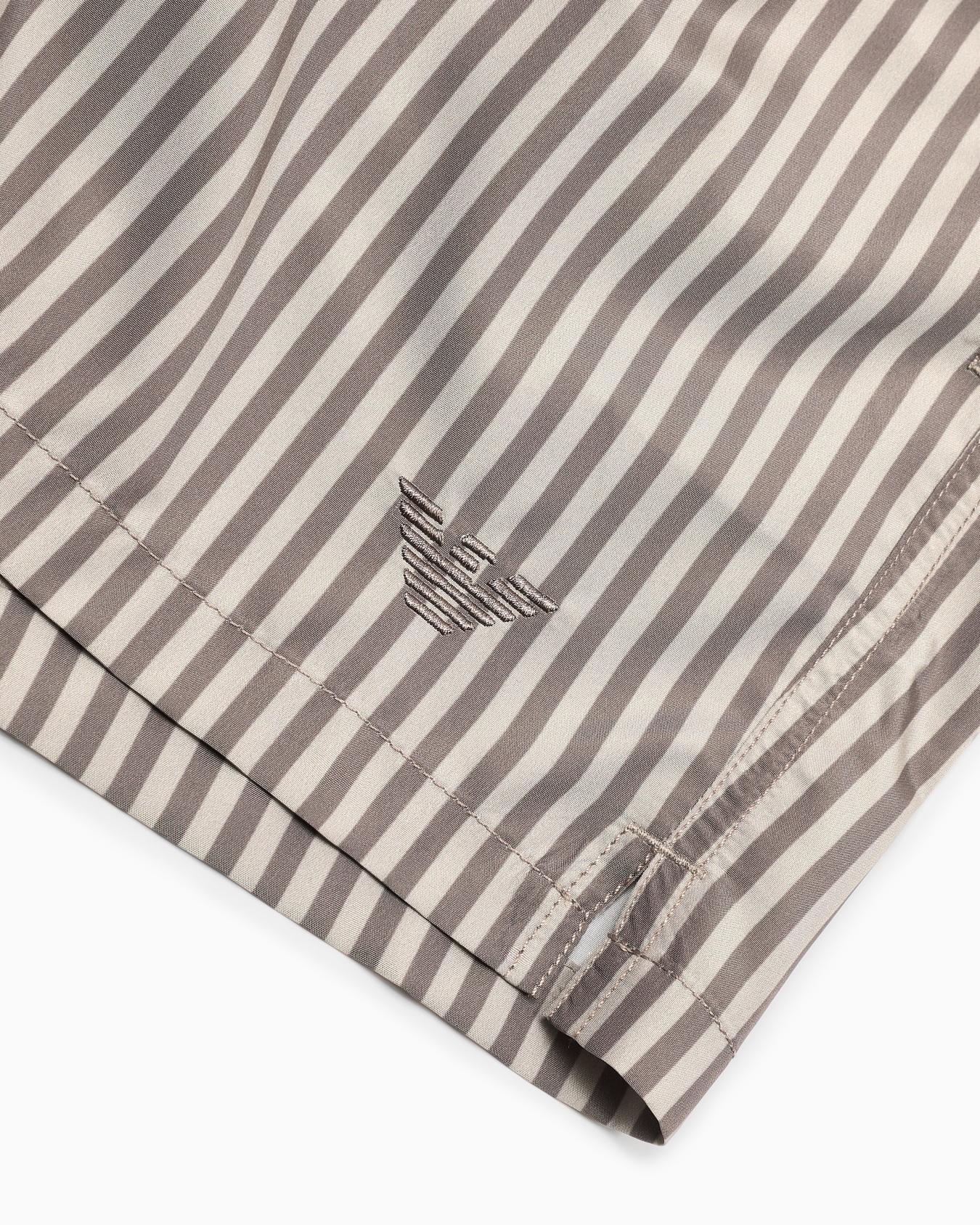 Short de bain rayé bicolore Diapositive 3