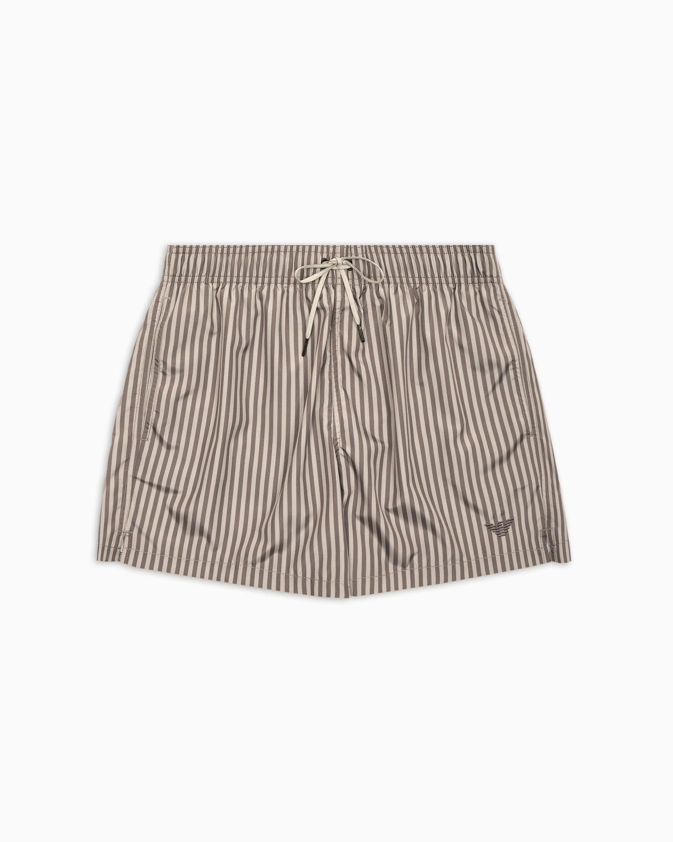 Short de bain rayé bicolore Diapositive 0
