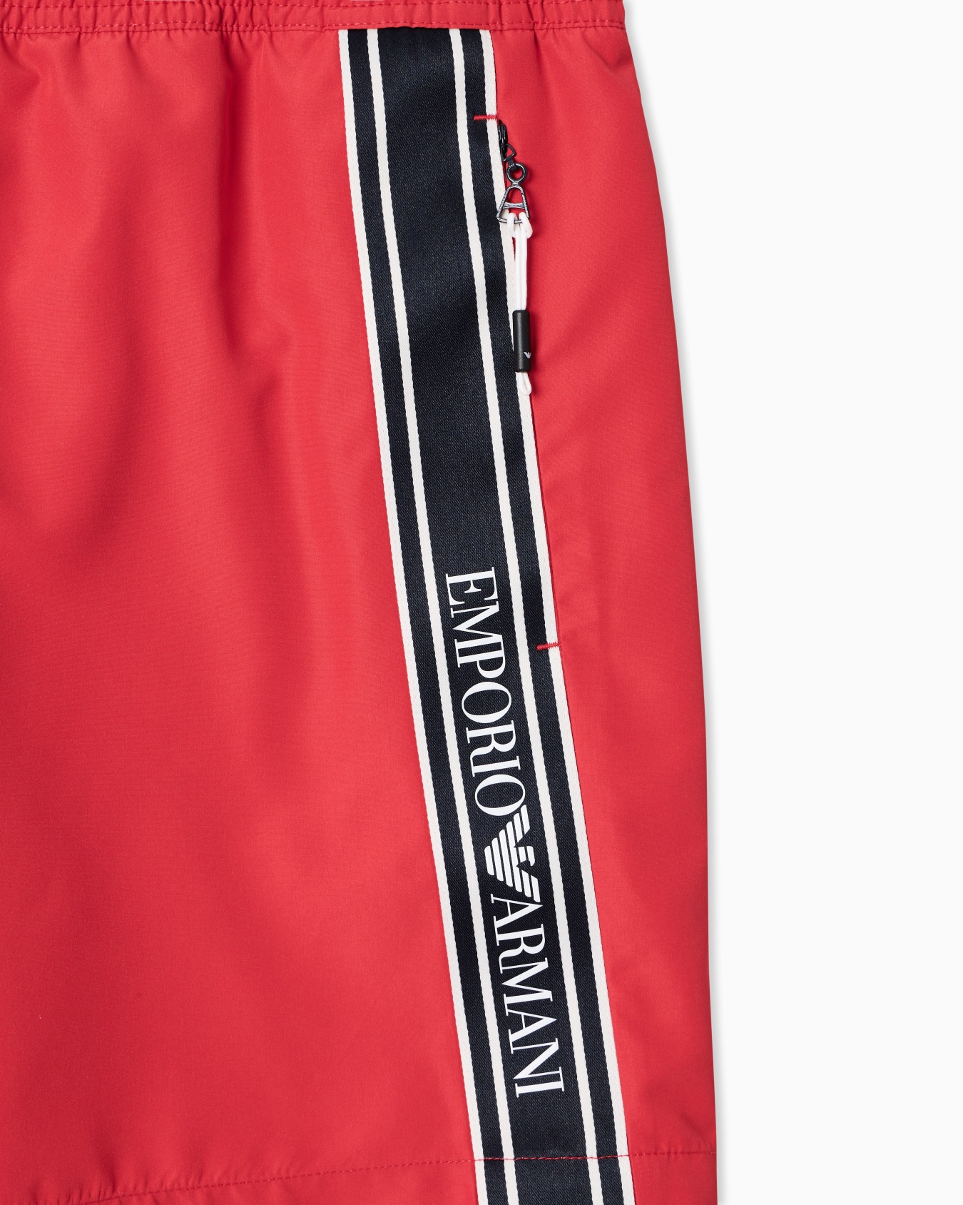 Costume shorts con tape logo Slide 1