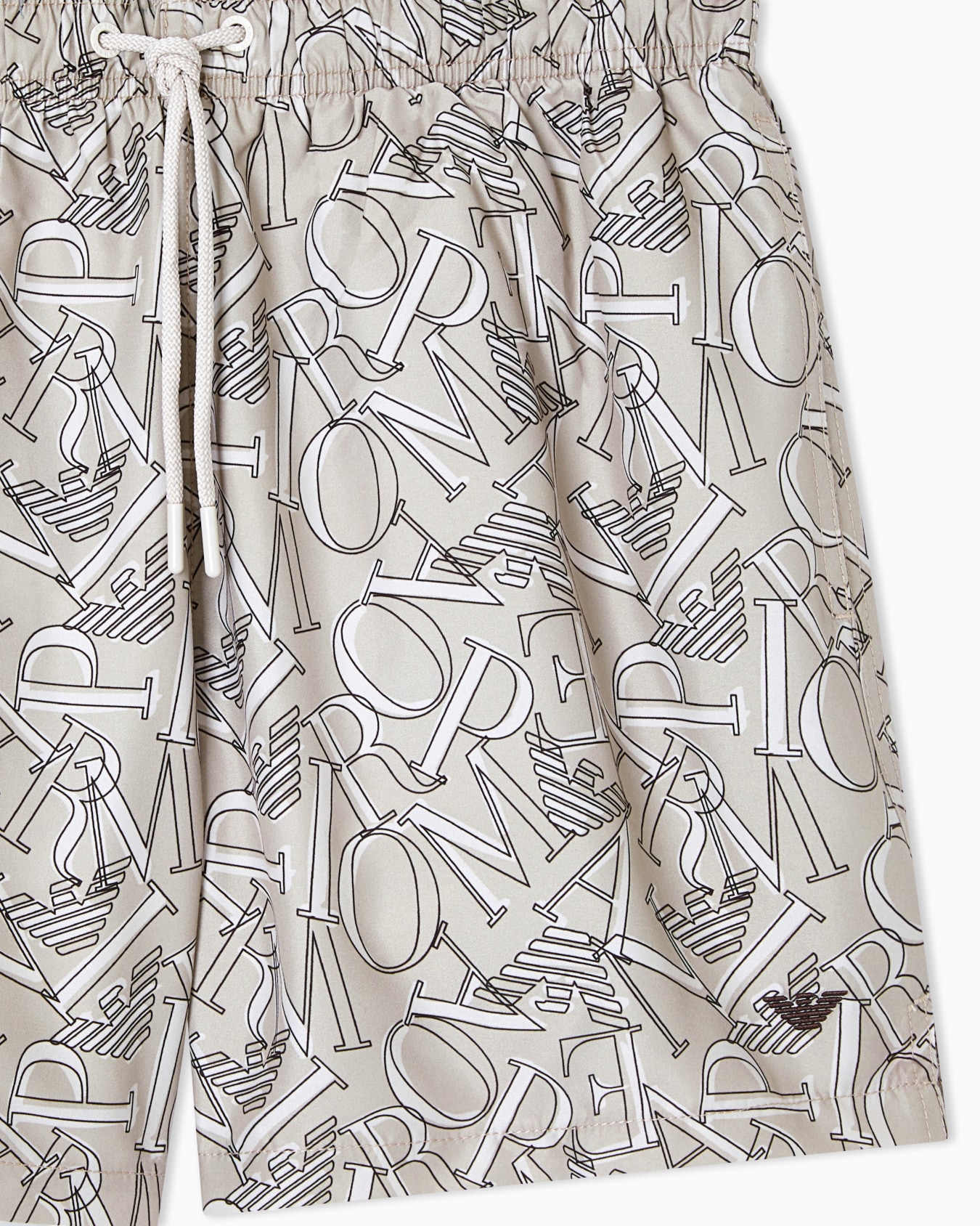 ASV Badeshorts mit Allover-Logo Folie 3