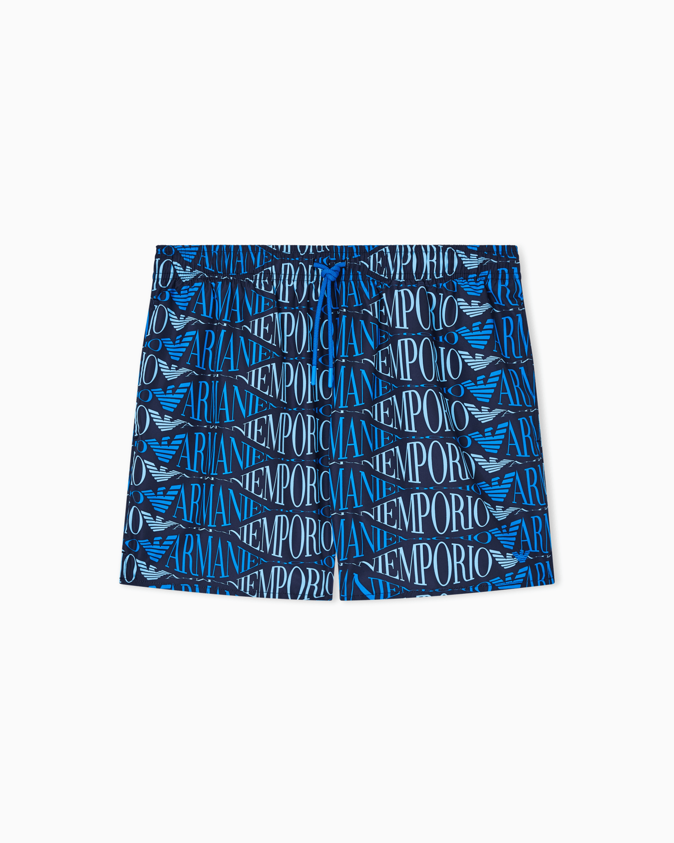 Swim shorts with all-over logo Slide 0