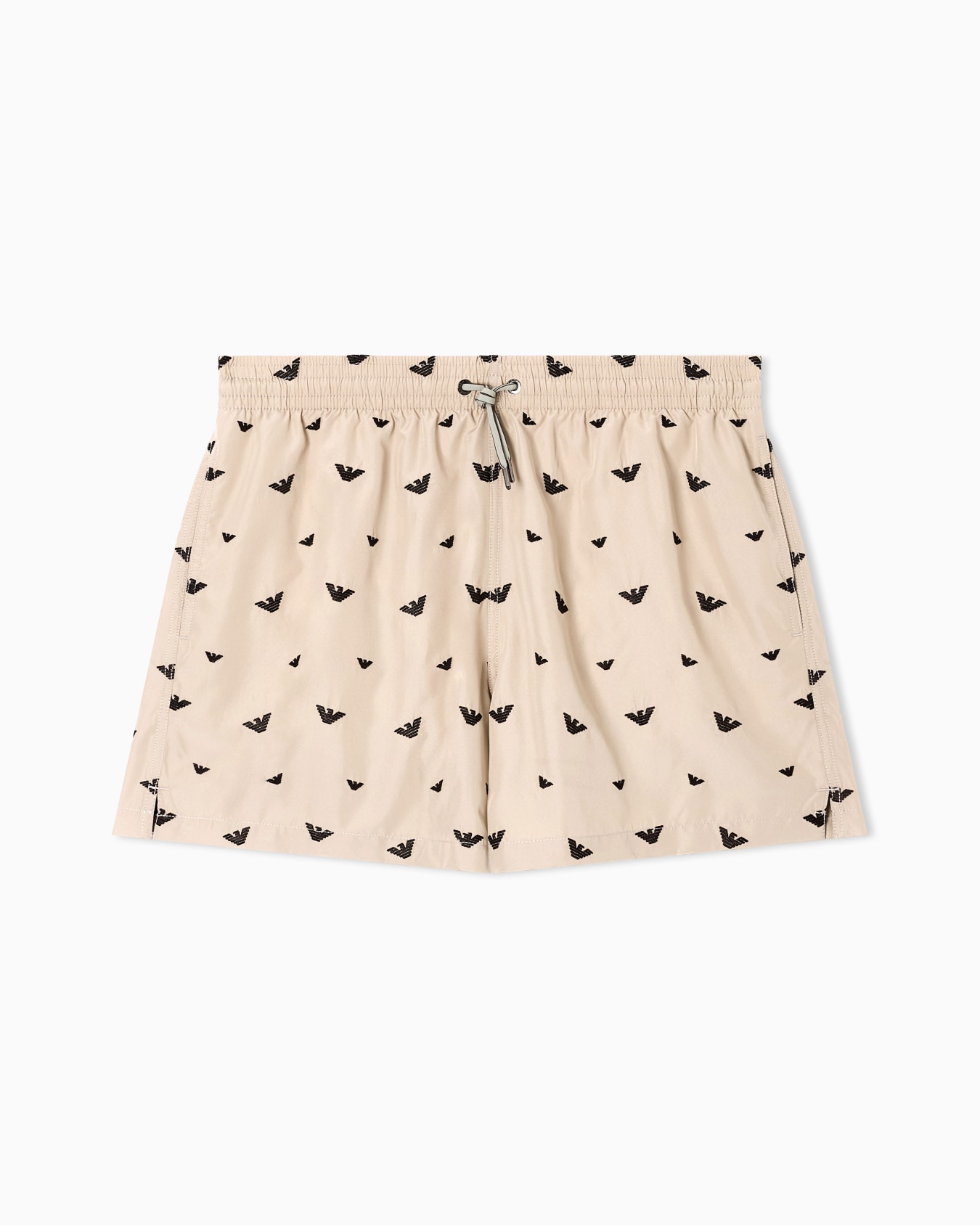 Swim shorts with all-over micro eagle embroidery Slide 0