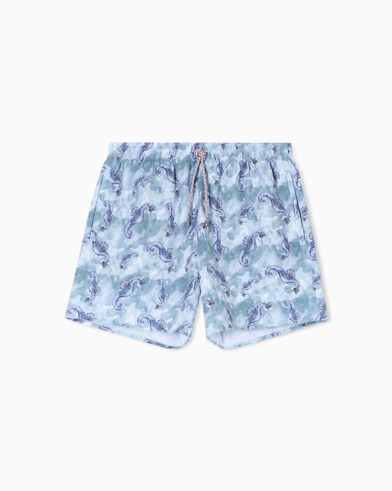 Sea animals print swim shorts Slide 0