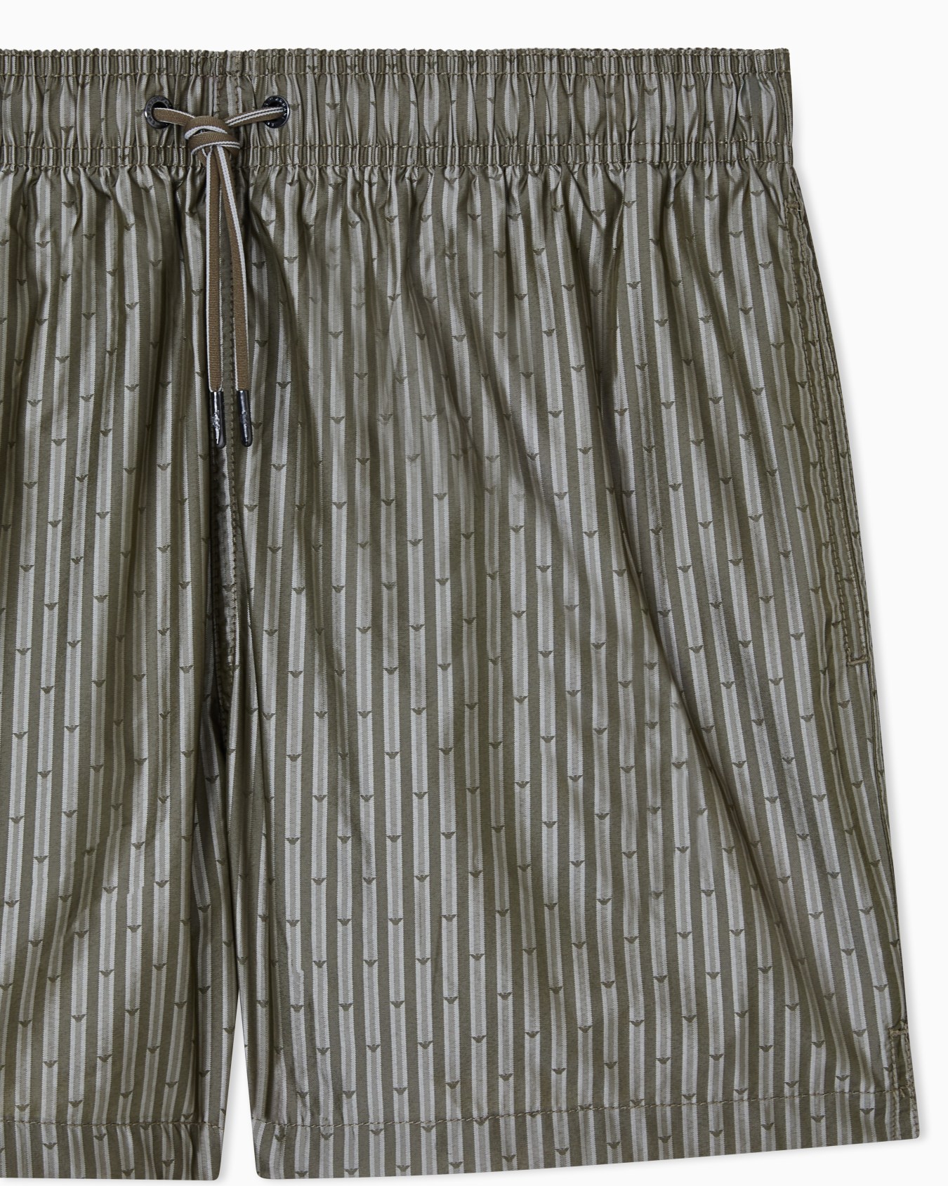 Costume shorts in jacquard fabric with all-over logo Slide 3