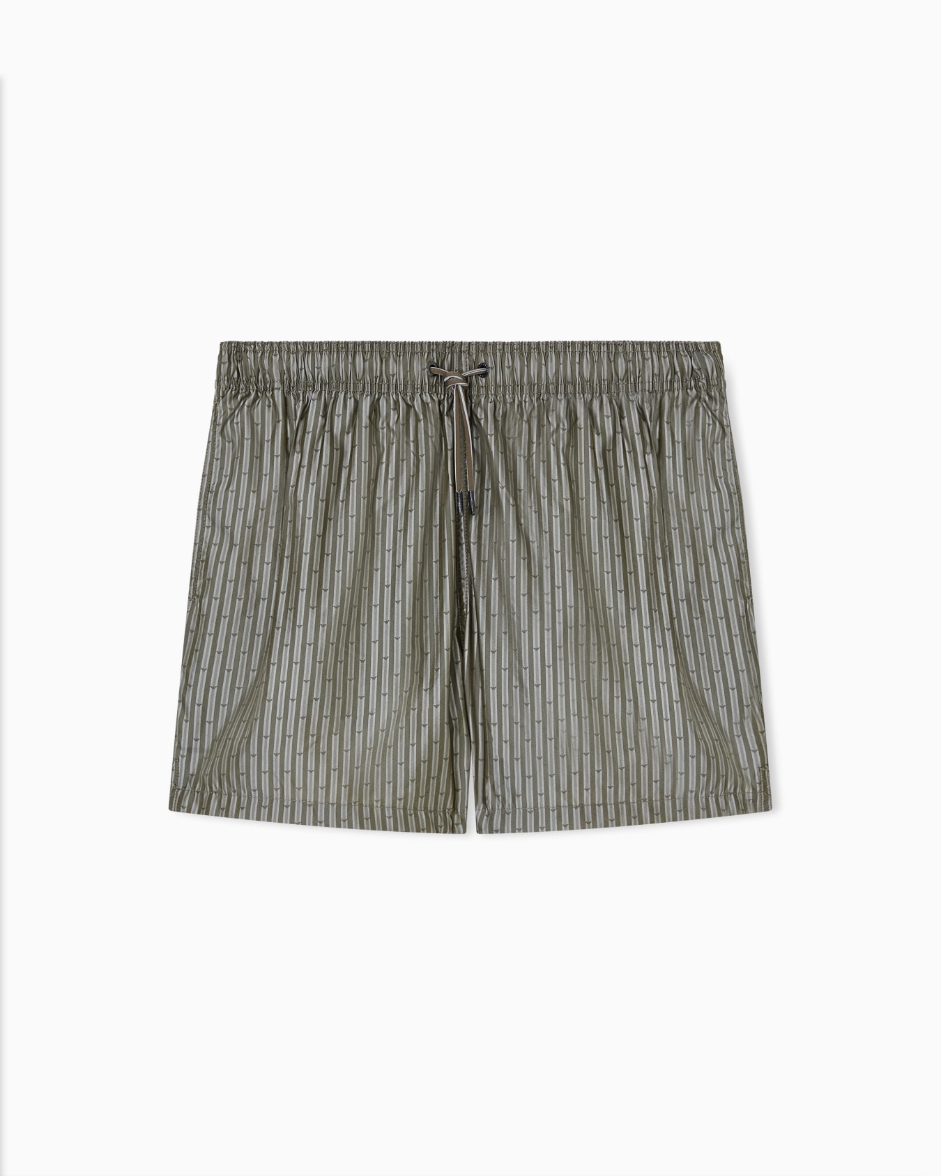 Costume shorts in jacquard fabric with all-over logo Slide 0