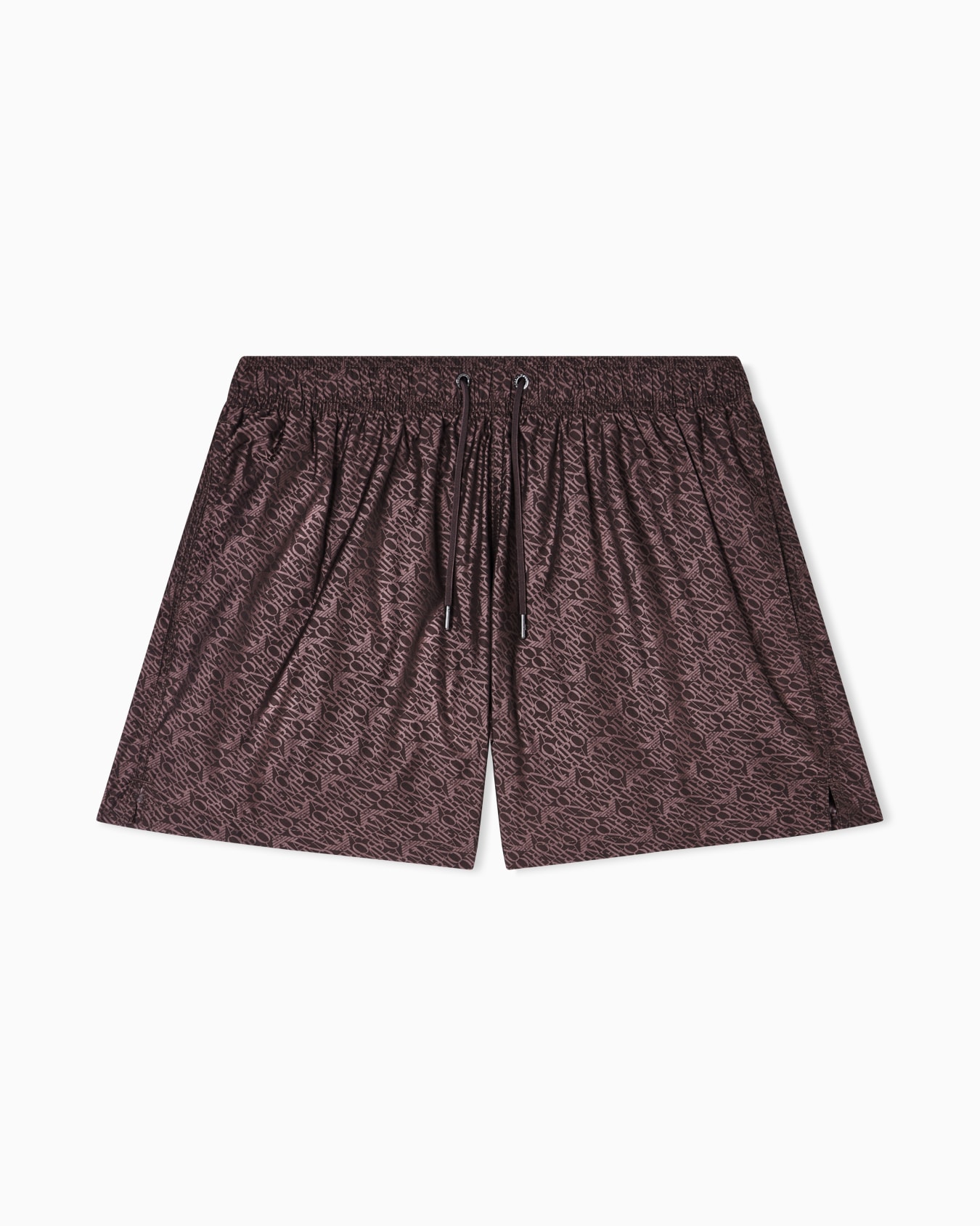 Costume shorts in jacquard fabric with all-over logo Slide 0