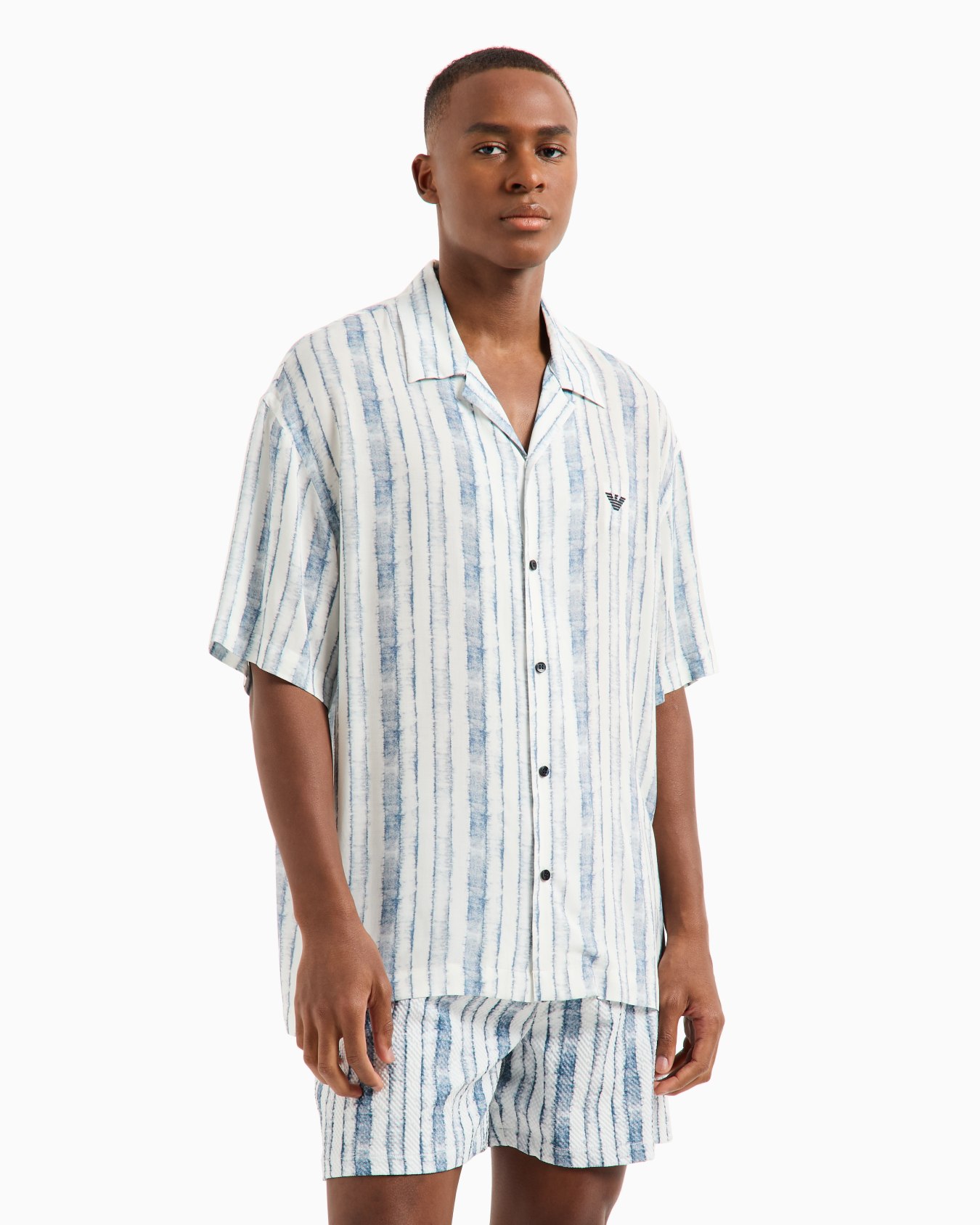 Chemise de plage à motif abstrait Diapositive 1