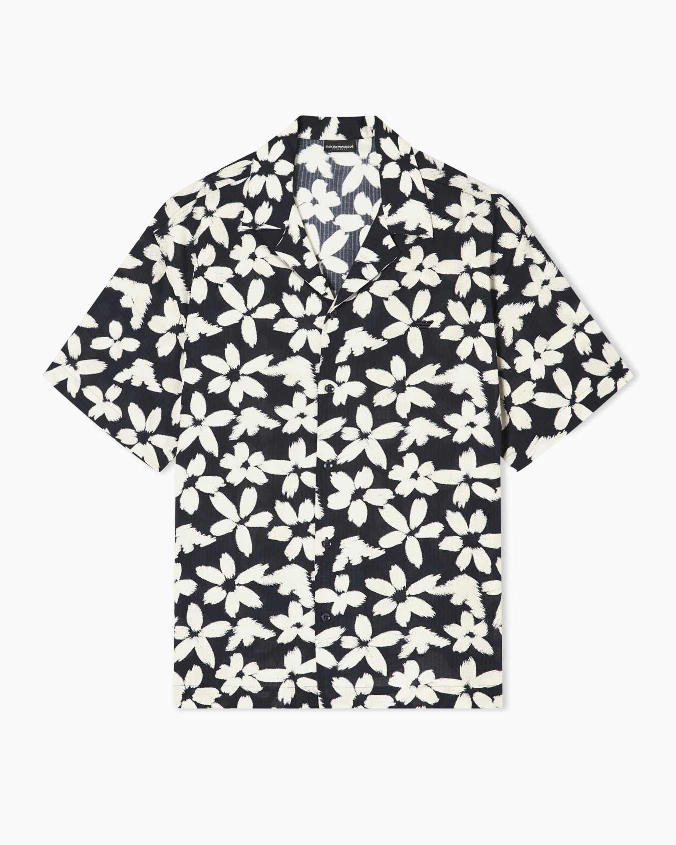 Chemise de plage à motif aigle fleuri Diapositive 0