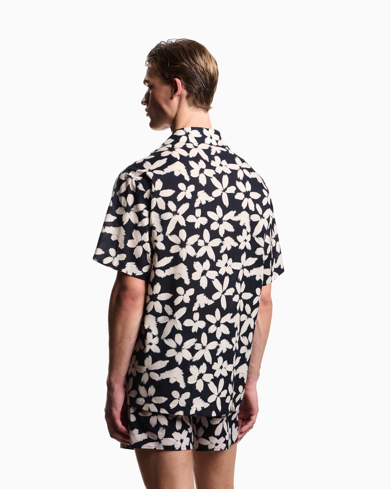 Chemise de plage à motif aigle fleuri Diapositive 2