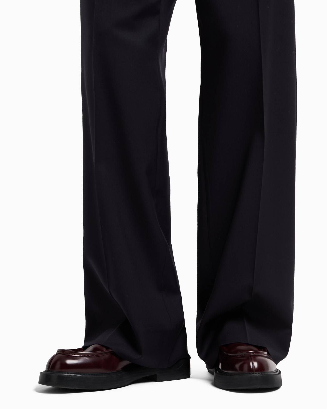 Pantalon à pinces en sergé stretch de laine vierge Icon Diapositive 5