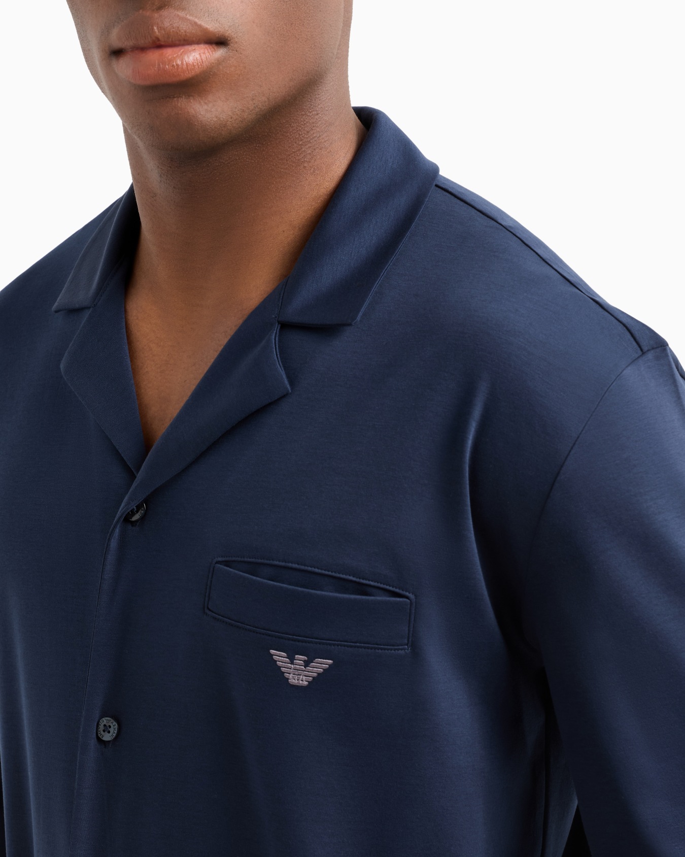 ASV deluxe jersey pyjamas with lapels Slide 3