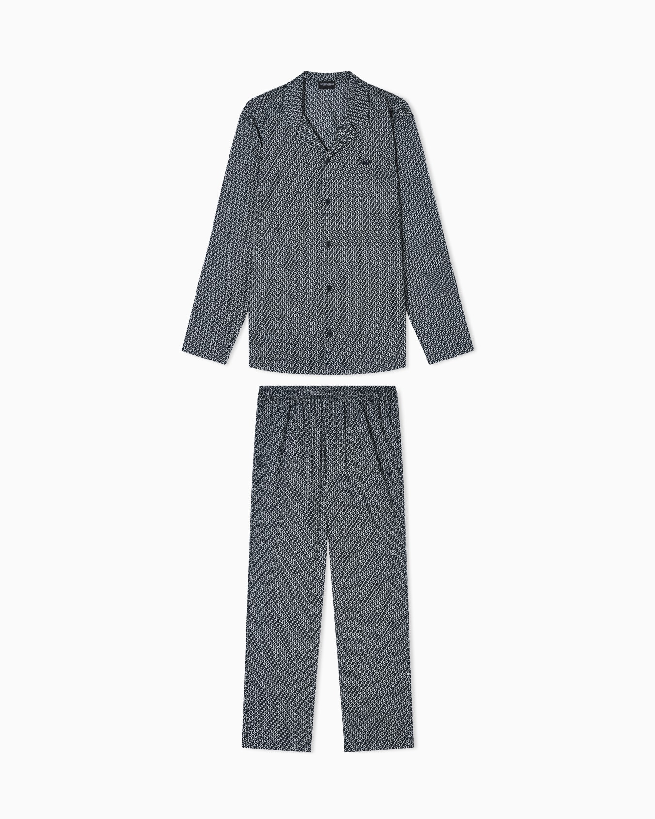 Printed muslin pyjamas Slide 0