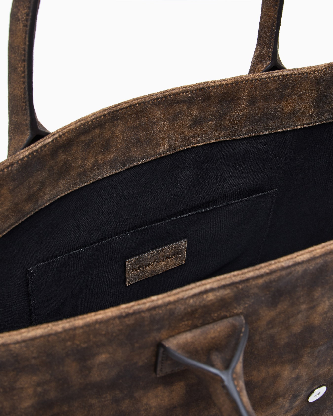 New York dappled leather shopper bag Slide 3