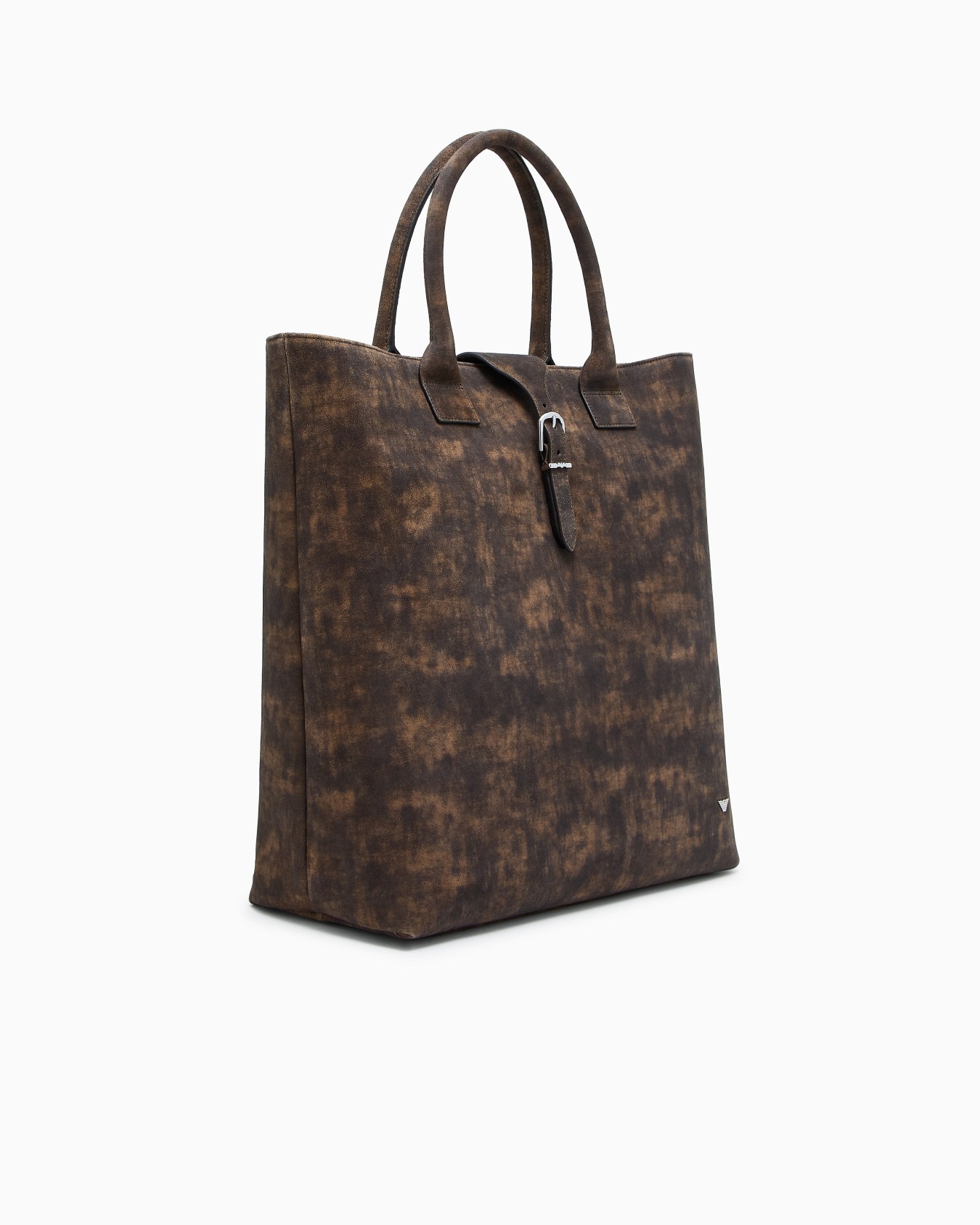 New York dappled leather shopper bag Slide 1
