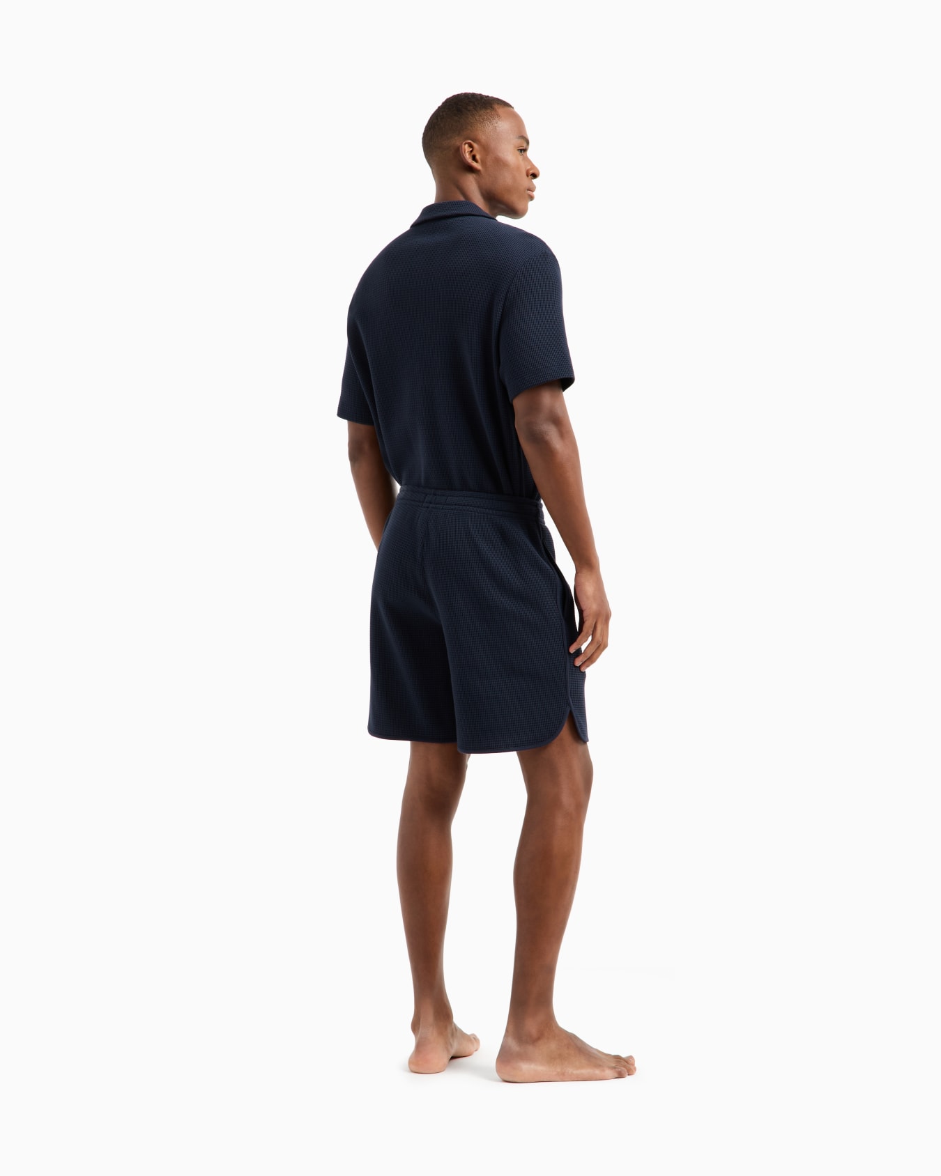 Waffle jersey loungewear Bermuda shorts Slide 2