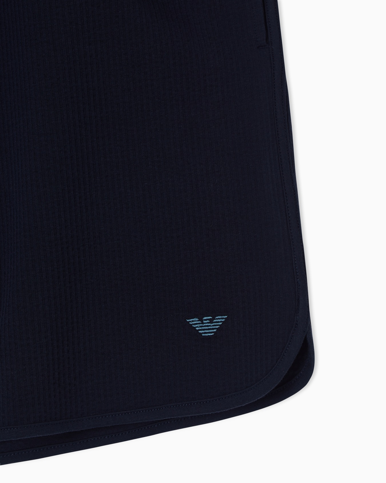 Bermuda loungewear in jersey seersucker Slide 3