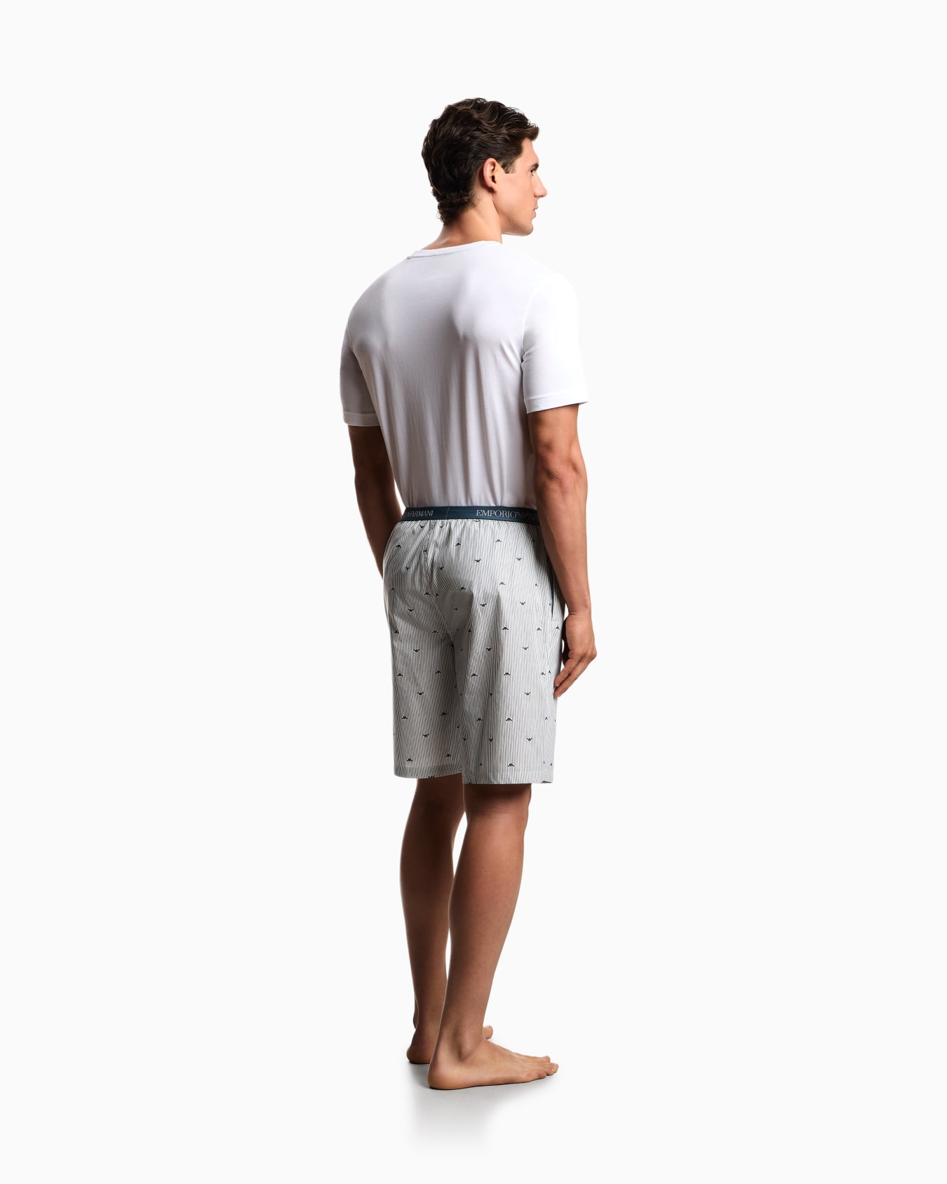 パジャマ ジャカードロゴパターン バミューダパンツタイプ スライドする 2