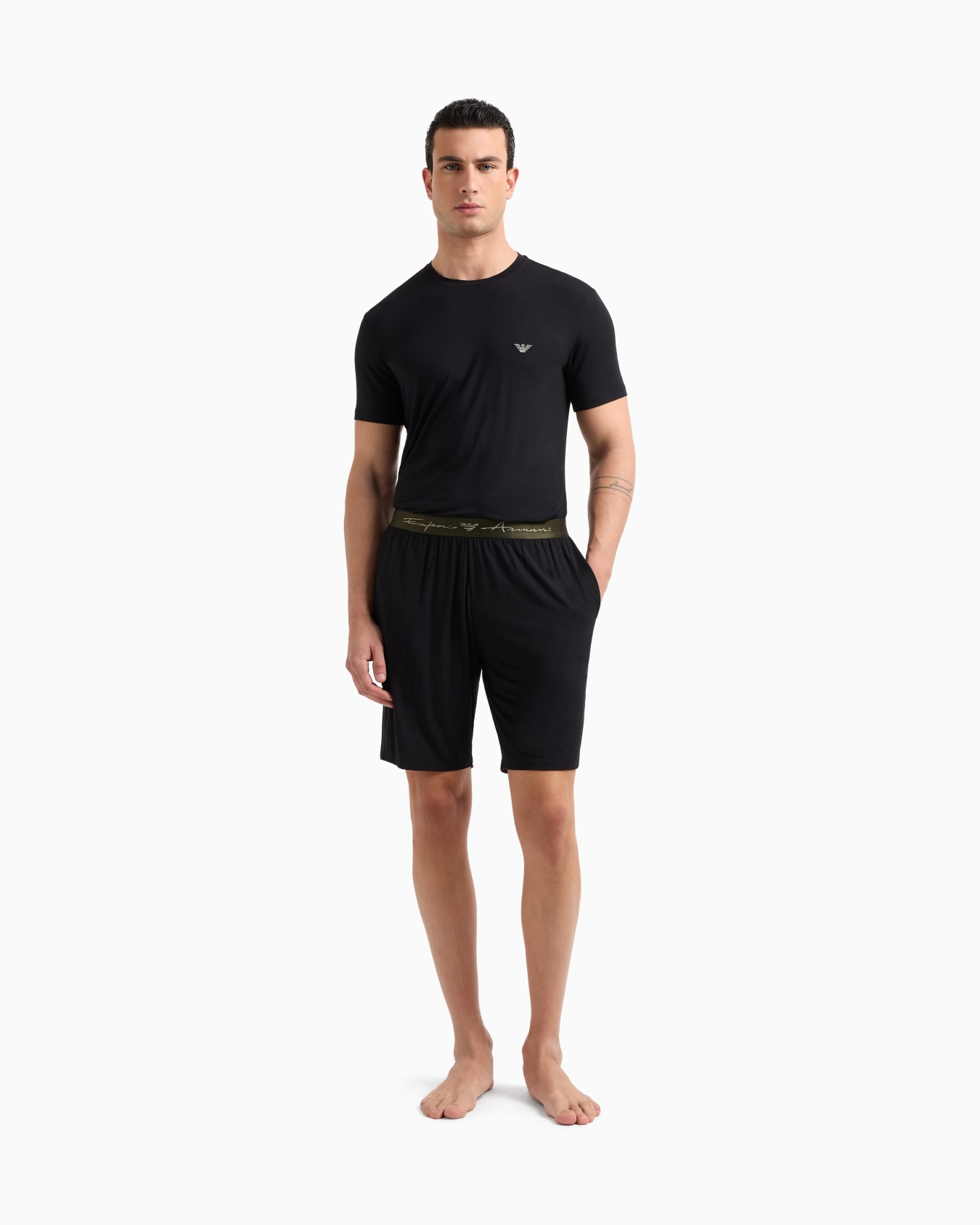 Soft modal Bermuda short pyjamas Slide 1