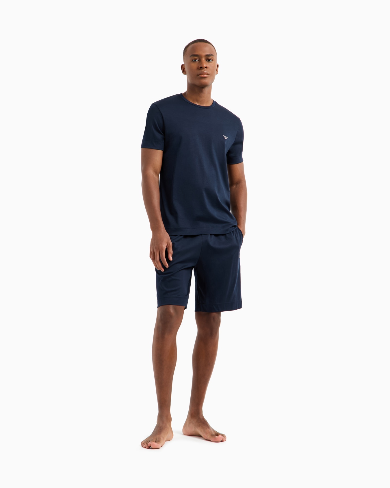 ASV Pyjama mit Bermudashorts aus Deluxe-Jersey Folie 1