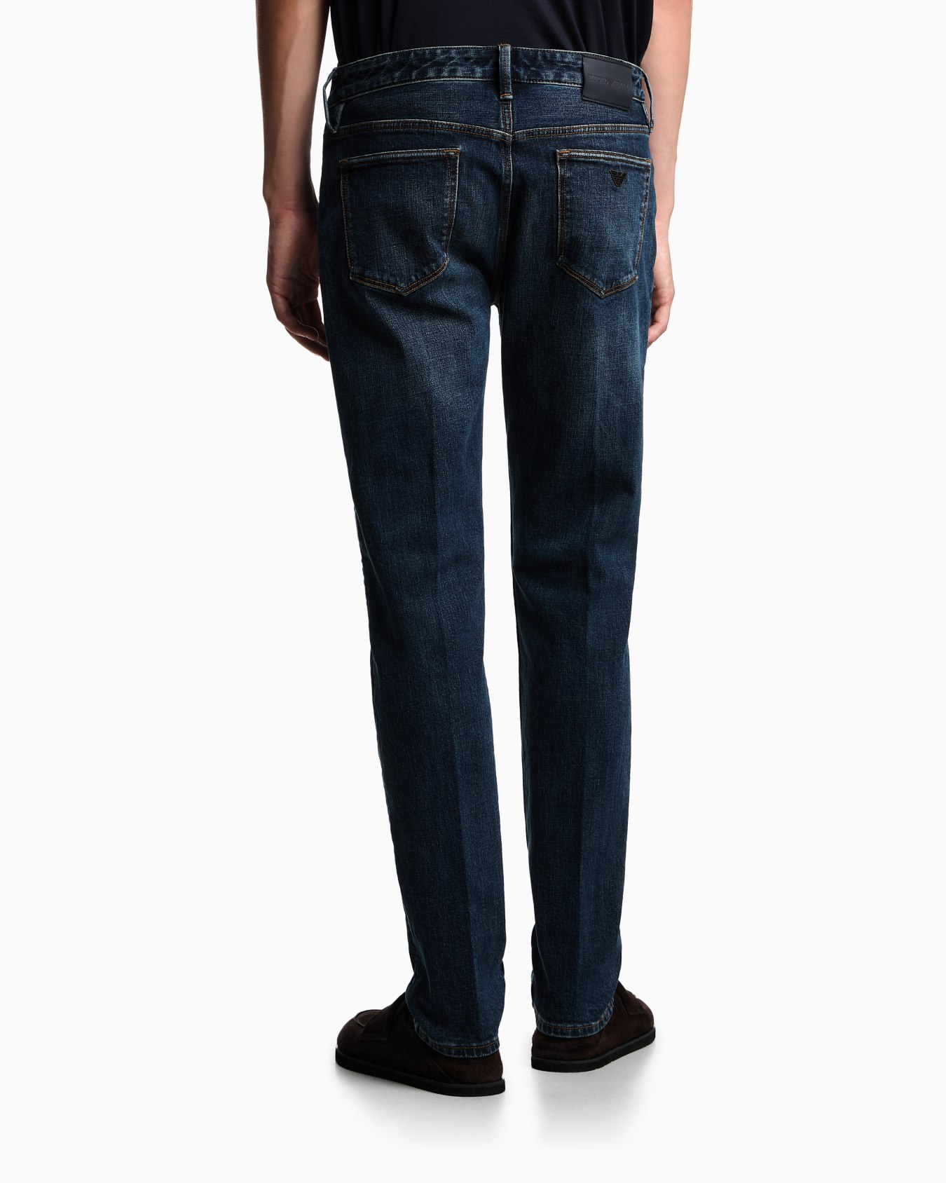 J75 slim-fit, stone-washed stretch-denim jeans Slide 3