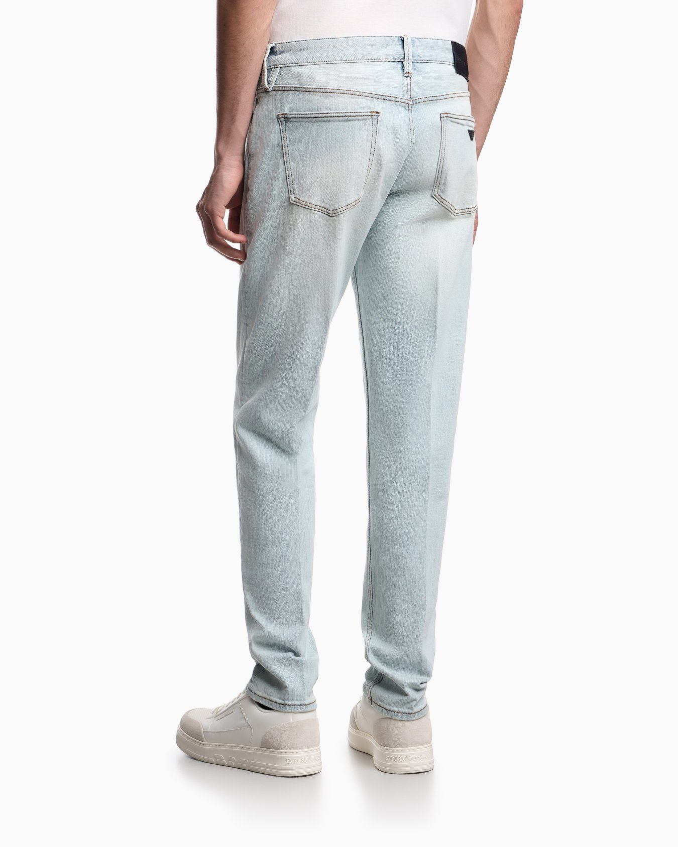 J75 slim-fit, stretch denim jeans with micro spots Slide 2