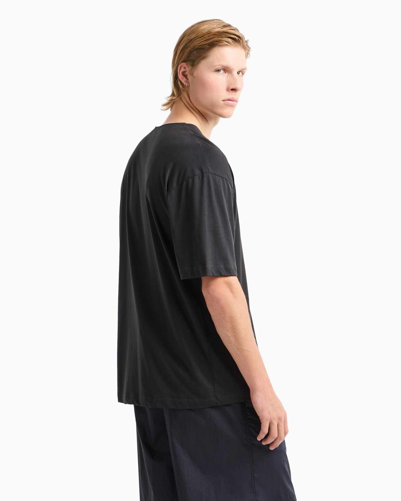 ASV Silk-blend jersey V-neck T-shirt Slide 2