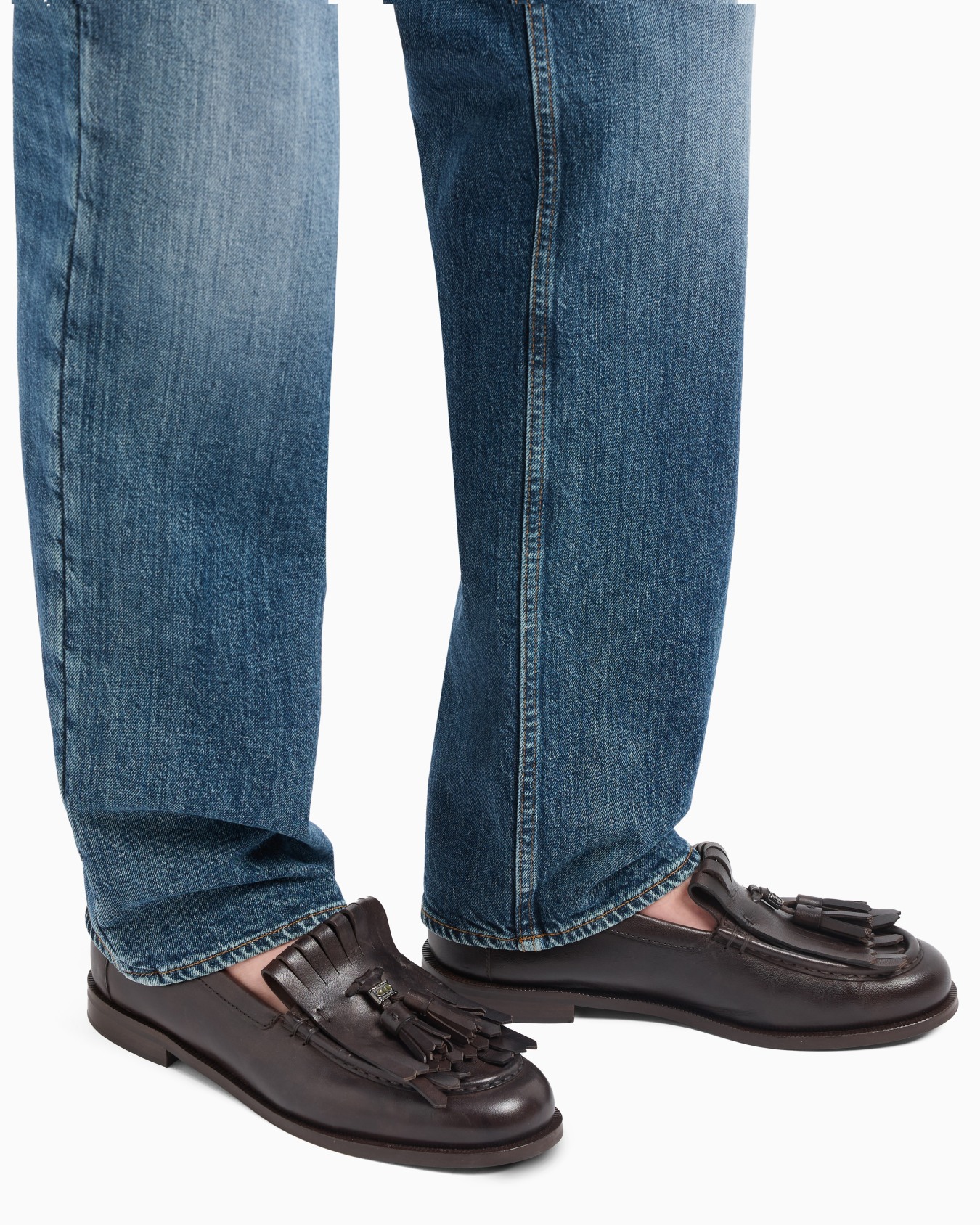 J76 straight-fit, washed-denim jeans Slide 5