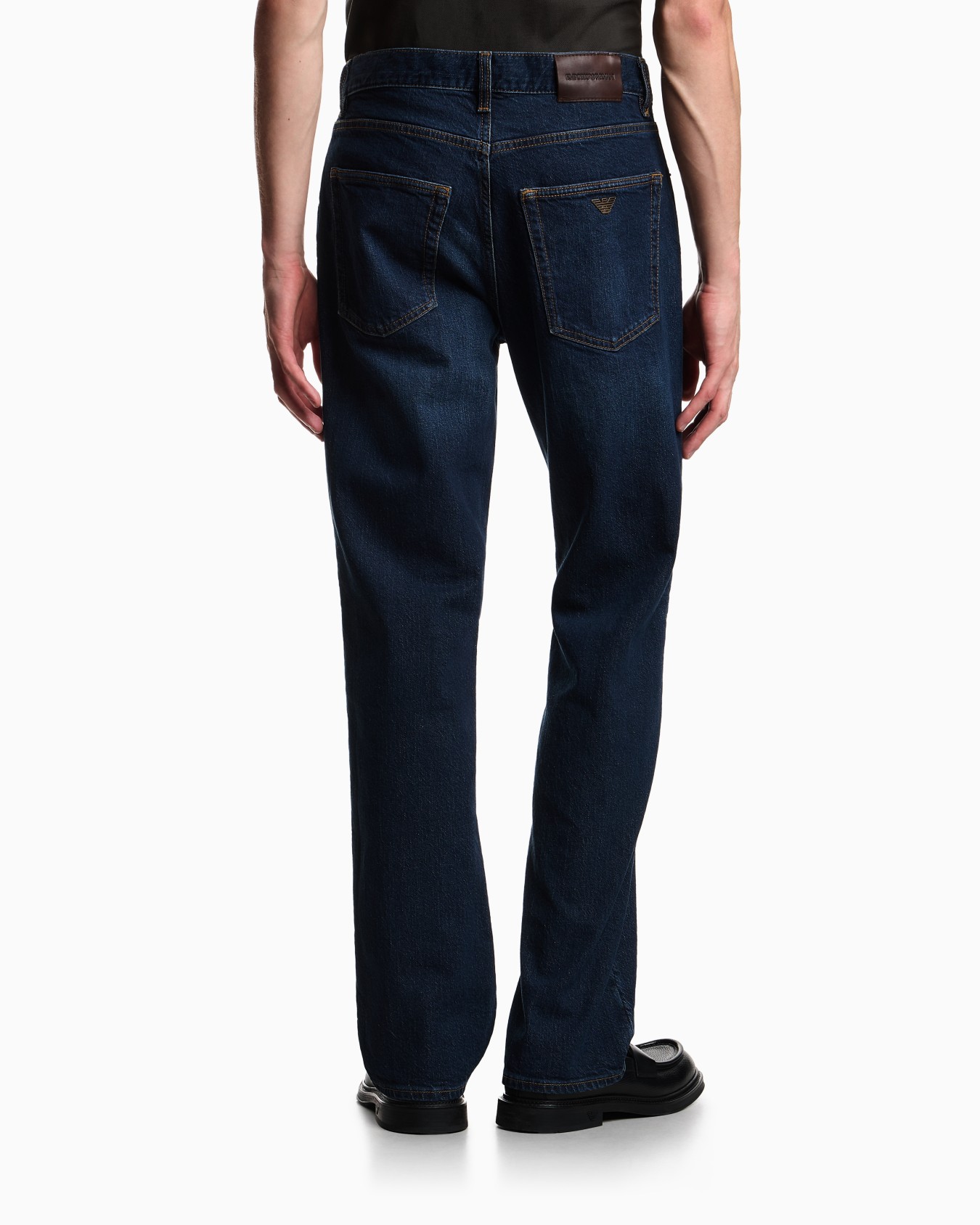 J76 straight-fit jeans in a vintage-effect washed denim Slide 2