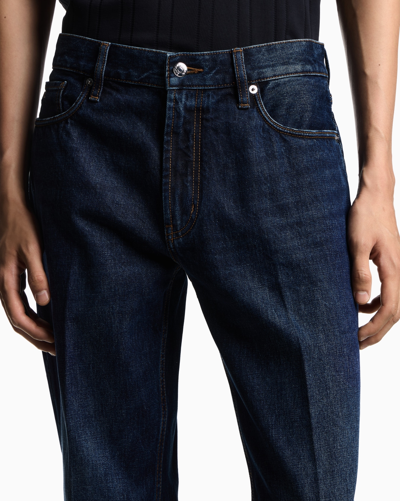 J76 straight-fit, stone-washed denim jeans Slide 5