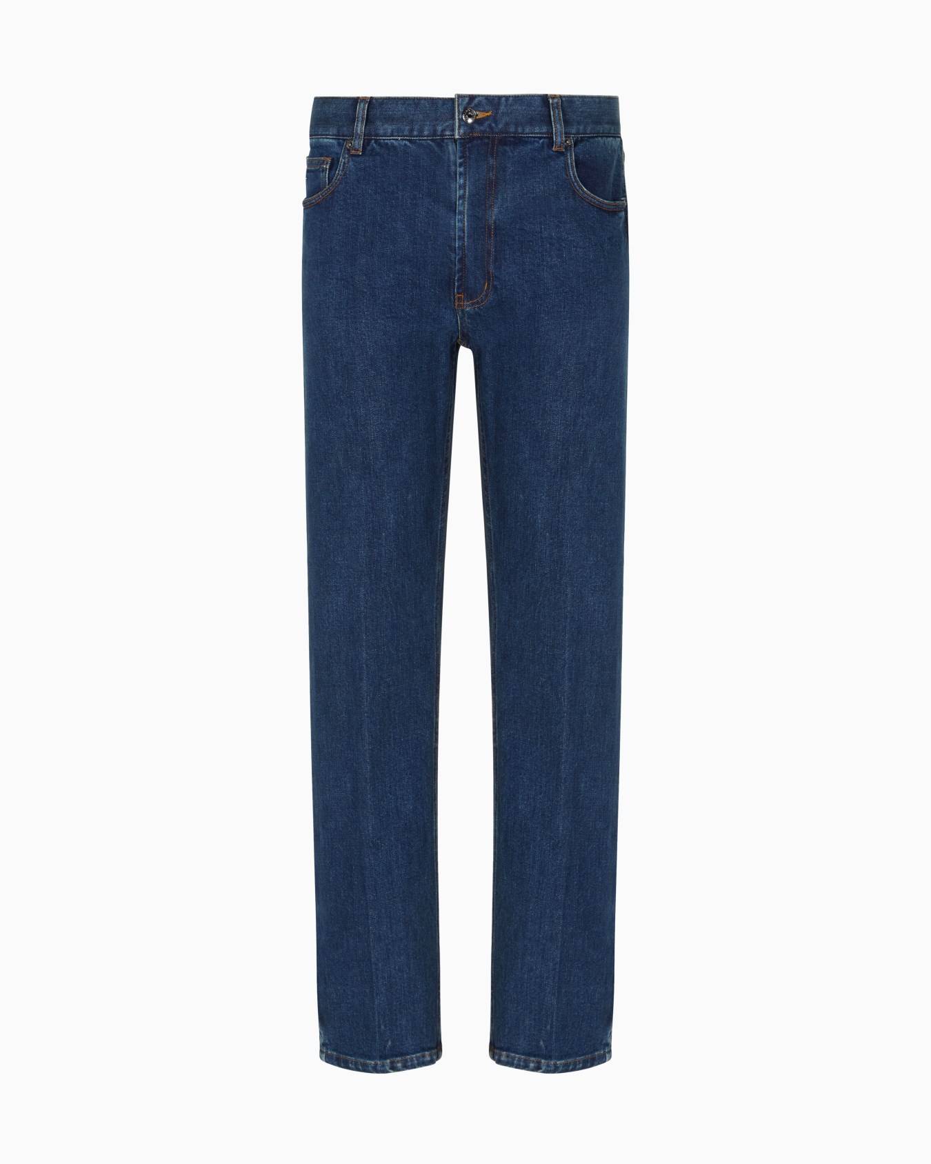 J76 straight-fit jeans in stretch denim with logo pocket Slide 0