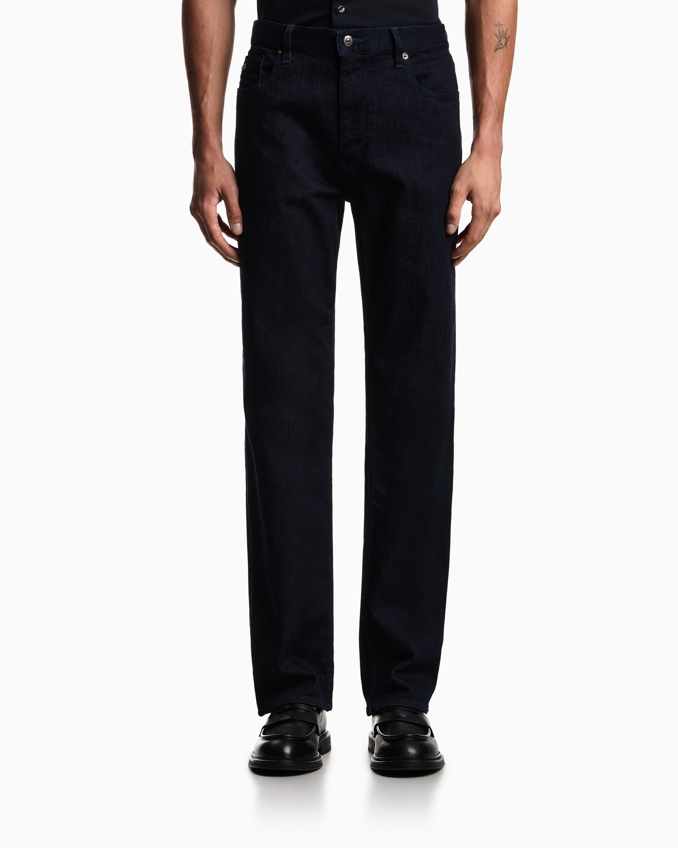 J76 straight-fit, washed, 11.5-oz comfort-denim jeans Slide 3