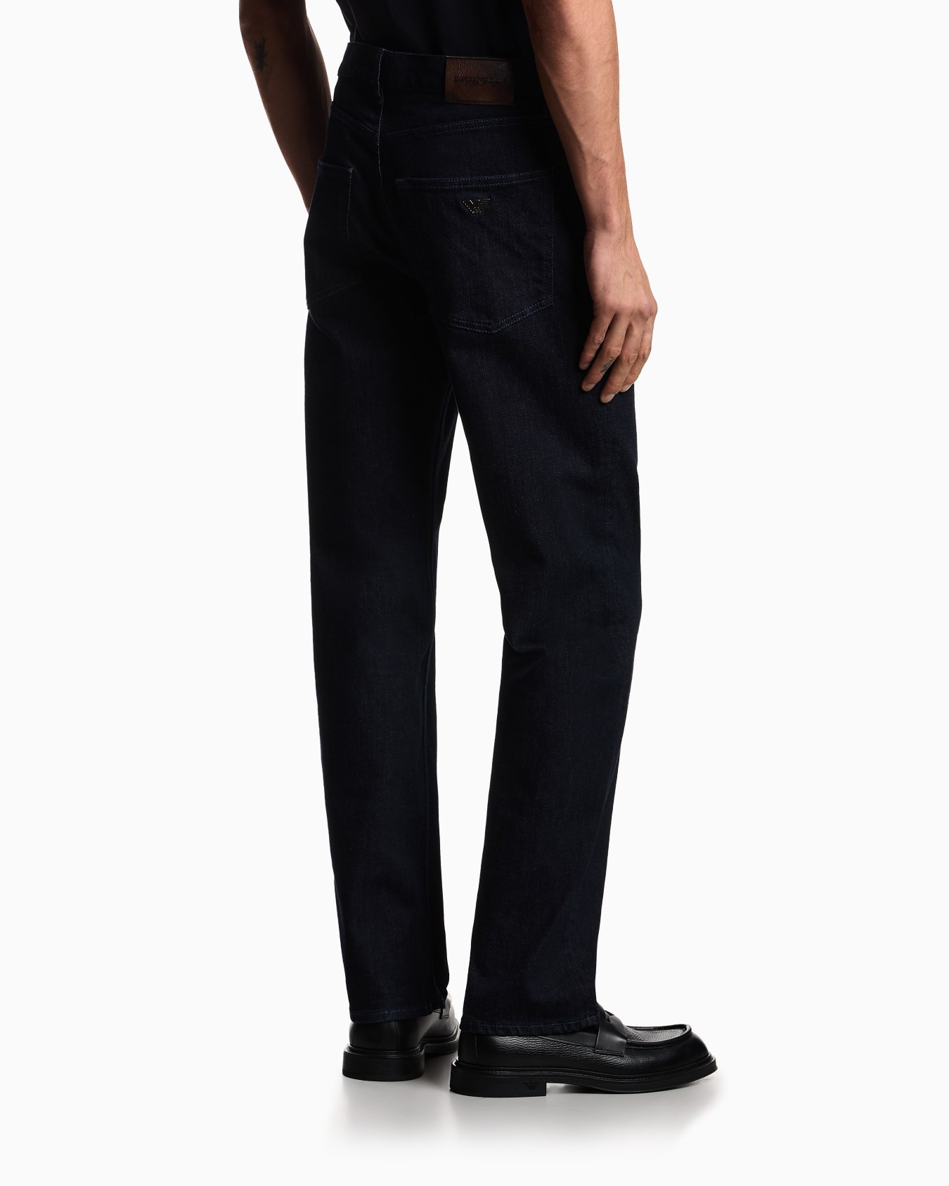 J76 straight-fit, washed, 11.5-oz comfort-denim jeans Slide 2