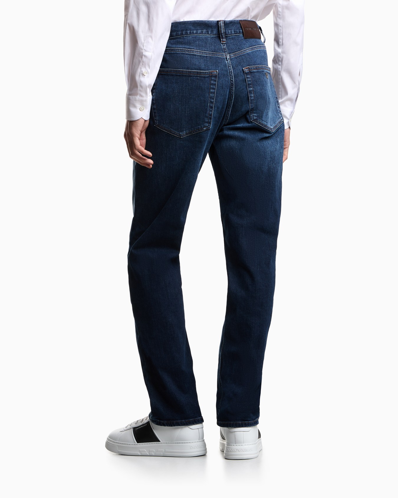 J76 straight-fit, washed, 11.5-oz comfort-denim jeans Slide 2