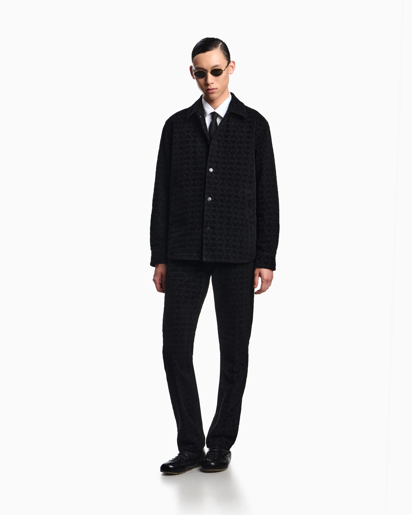 春節 パンツ シェニール ジャカードモチーフ スライドする 2