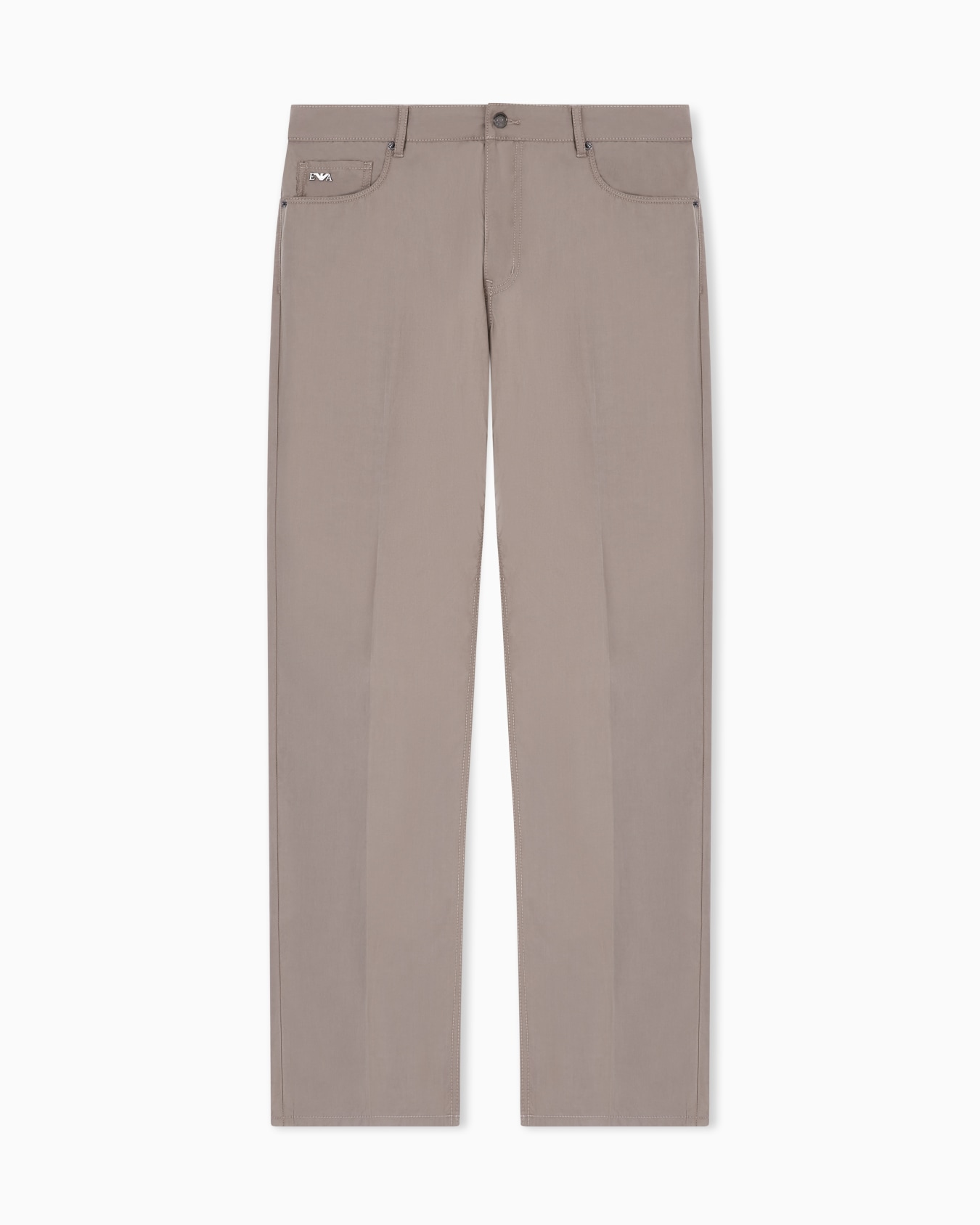 Five-pocket trousers in technical cotton Slide 0