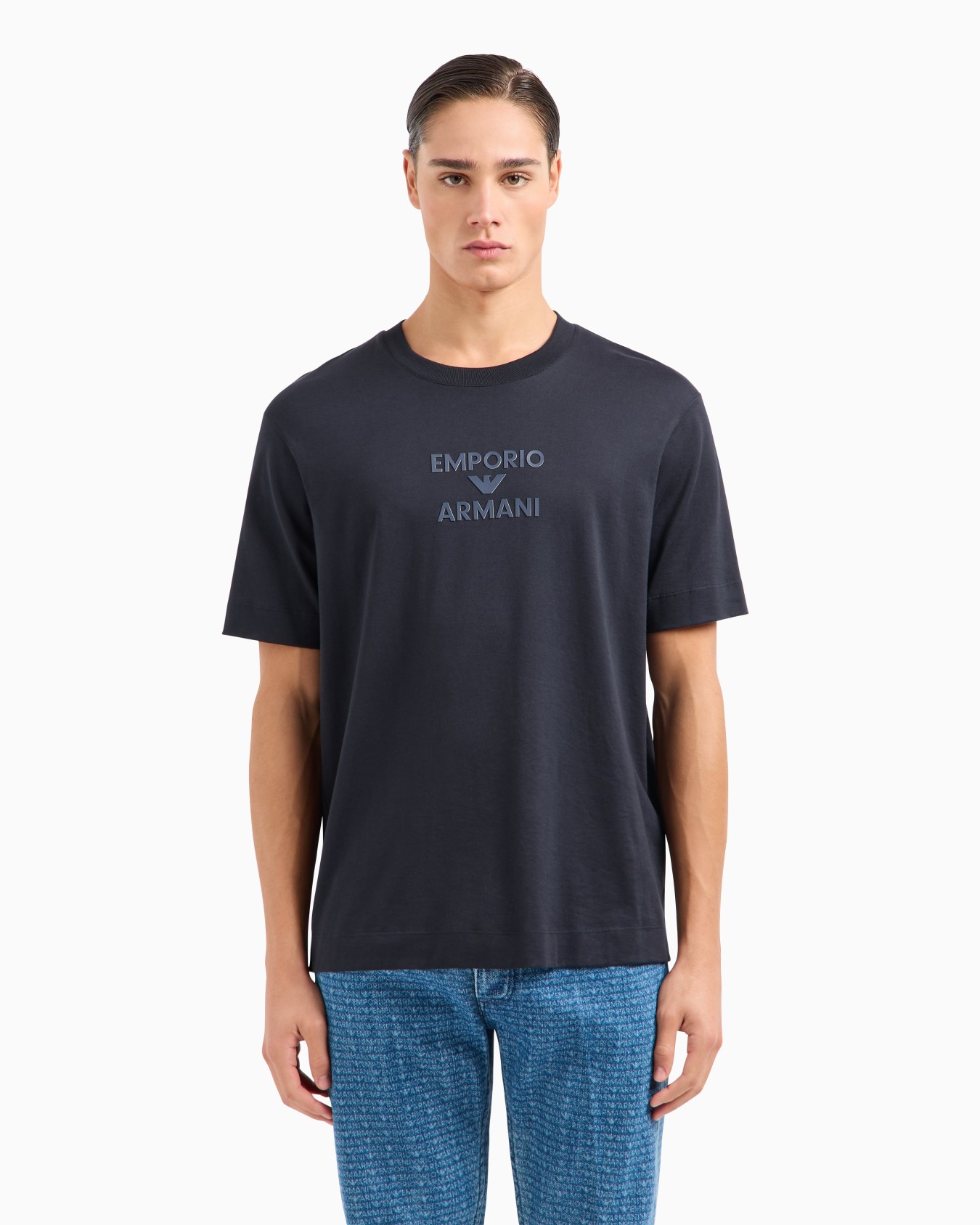 ASV Jersey T-shirt with rubberised logo Slide 3