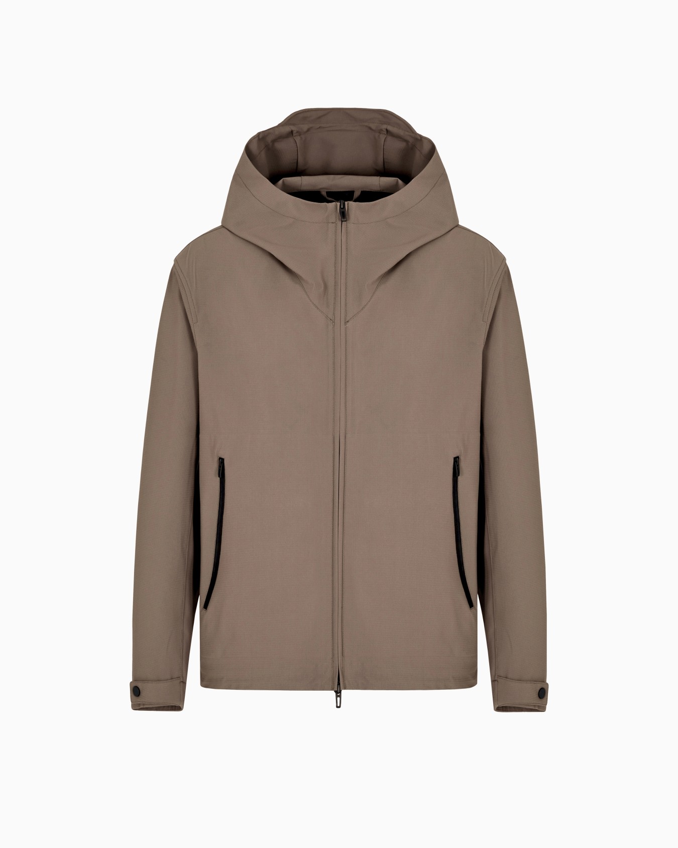 Travel Essentials water-repellent nylon hooded blouson Slide 0