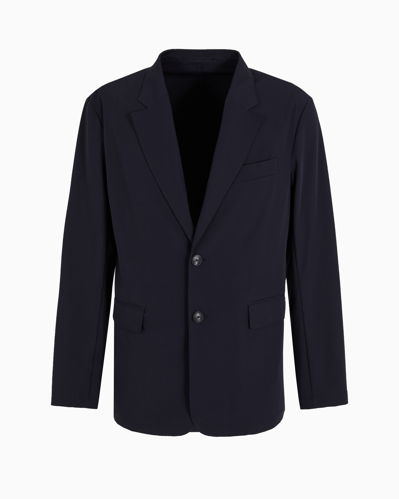 Travel Essential lightweight nylon, single-breasted jacket Slide 0