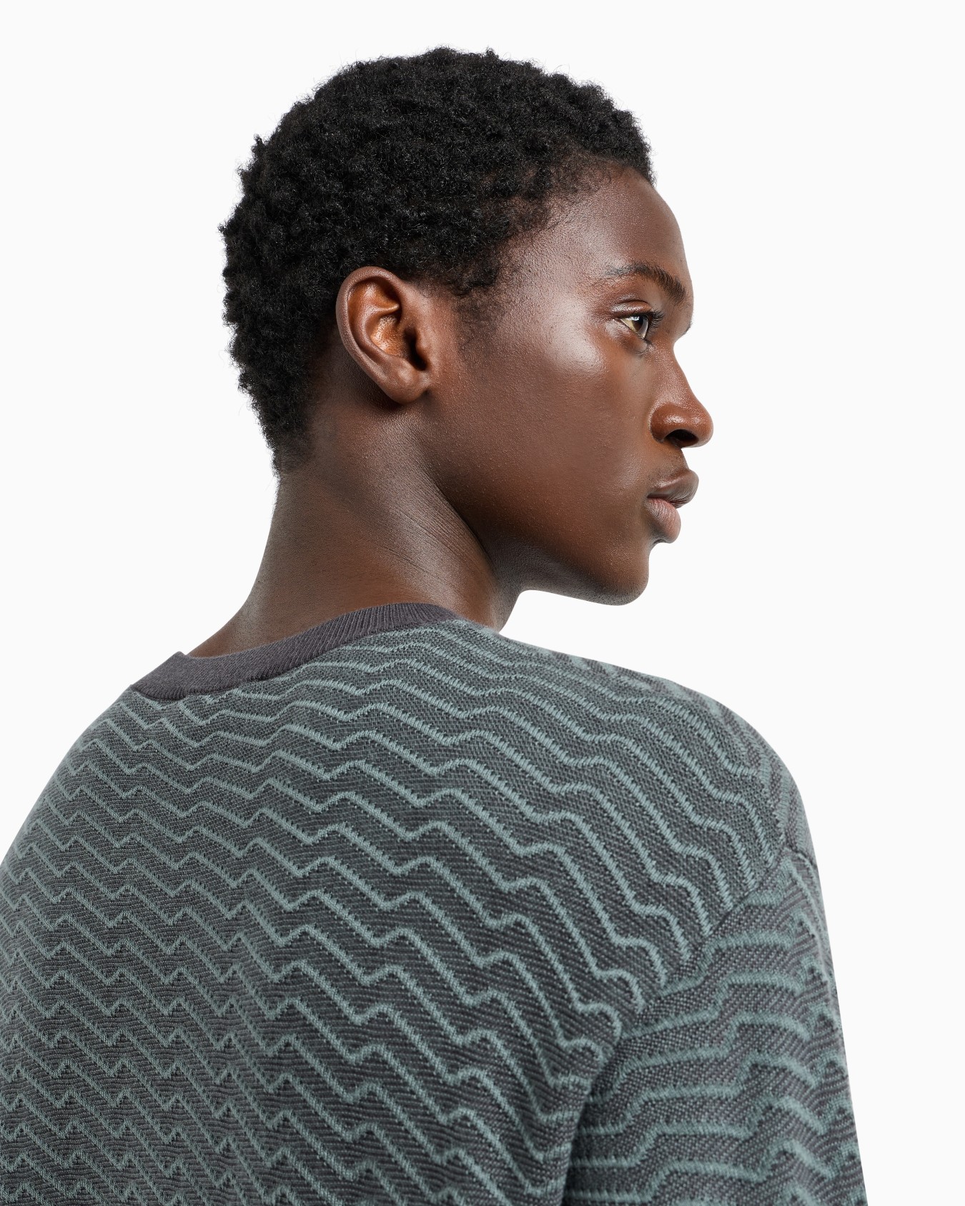 ASV wool and Lyocell-blend jumper in a patterned stitch Slide 4