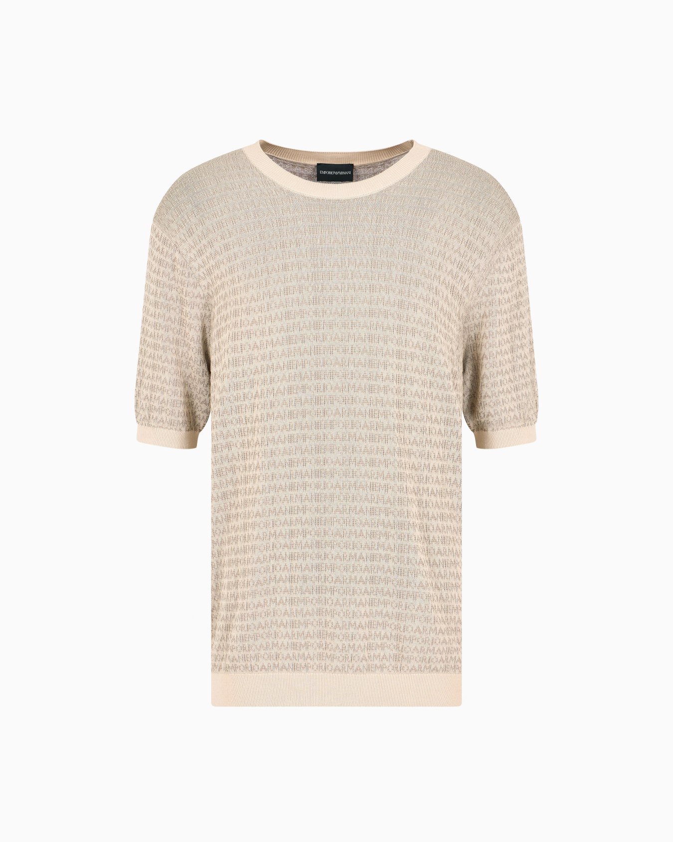 ASV Lyocell-blend jumper with lettering intarsia Slide 0