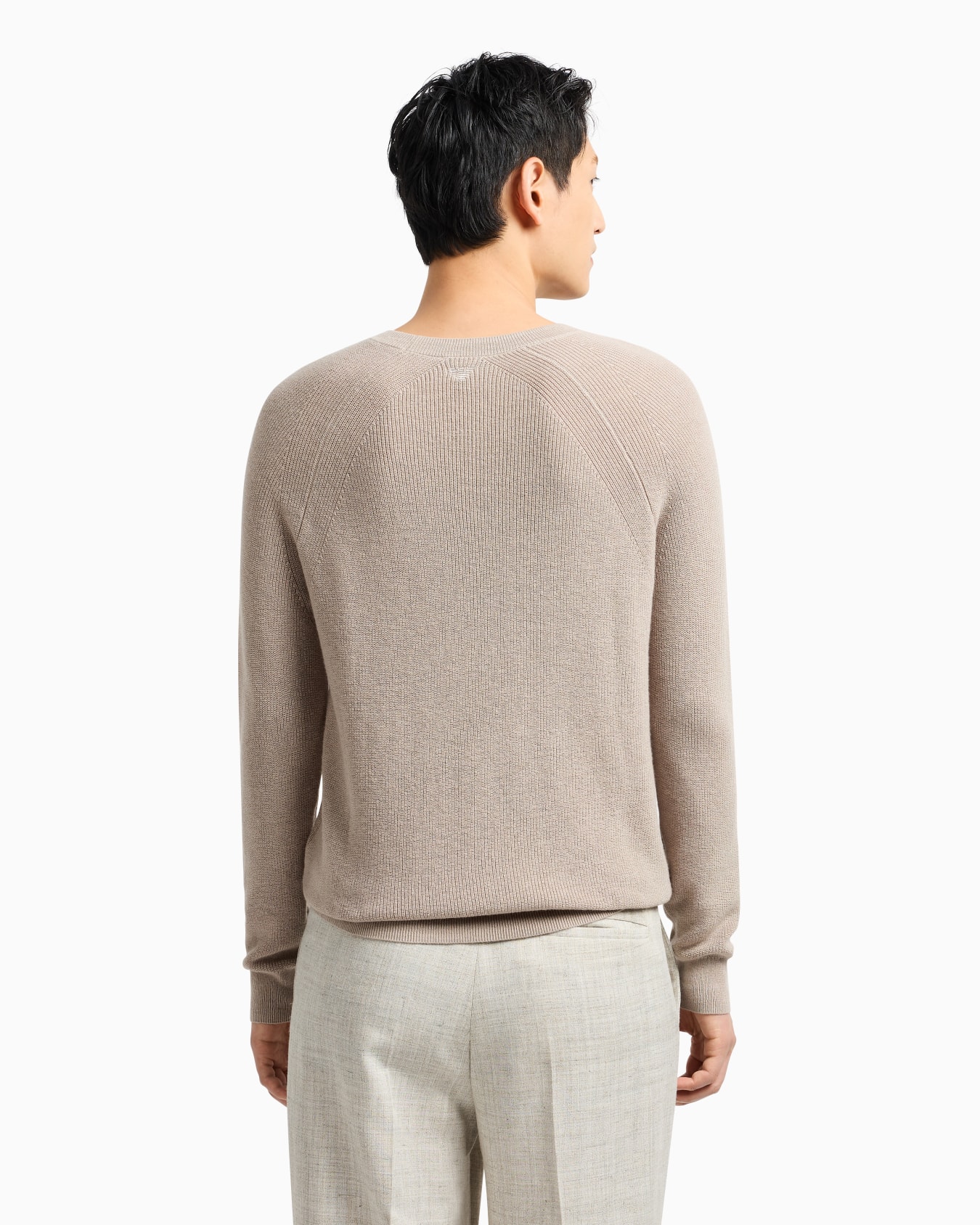 Jumper in a half fisherman’s rib knit Slide 2