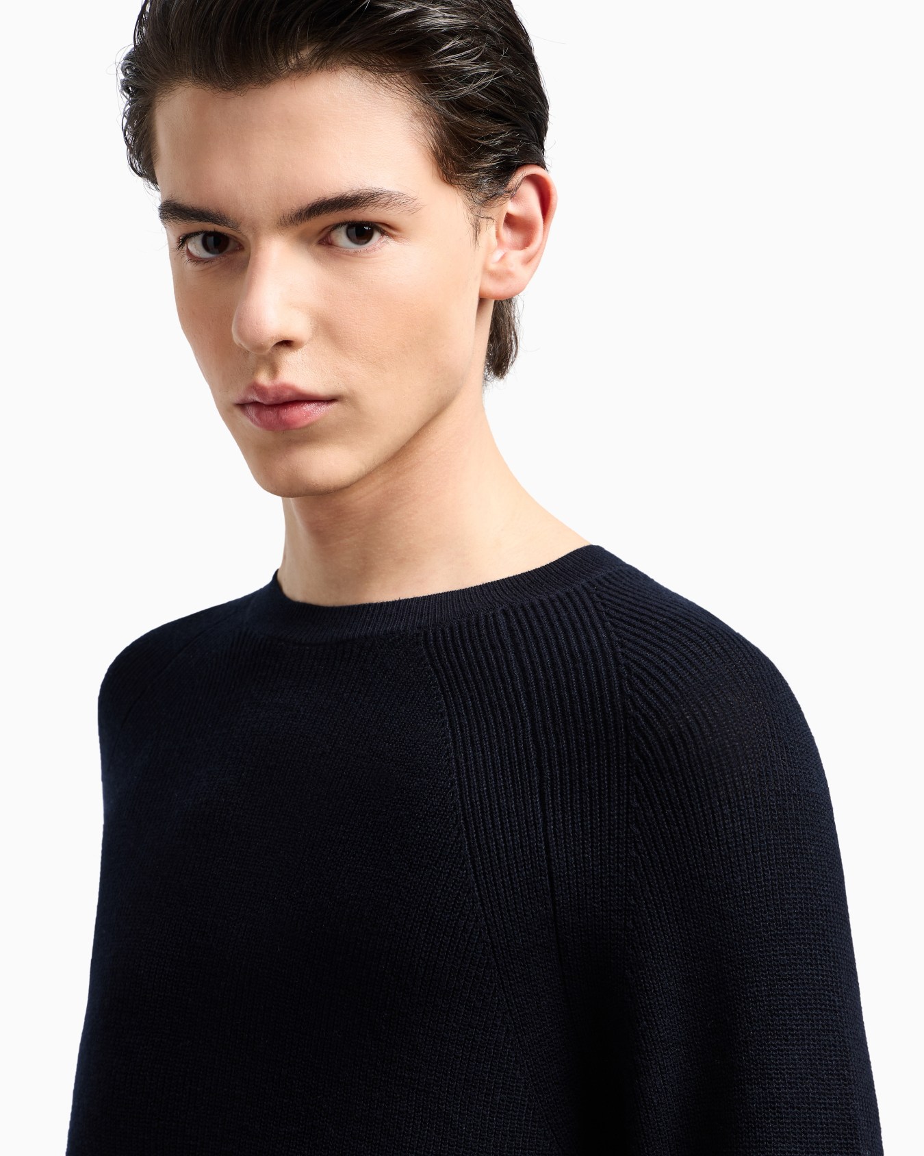 Maglione con trama a mezza costa inglese Slide 5