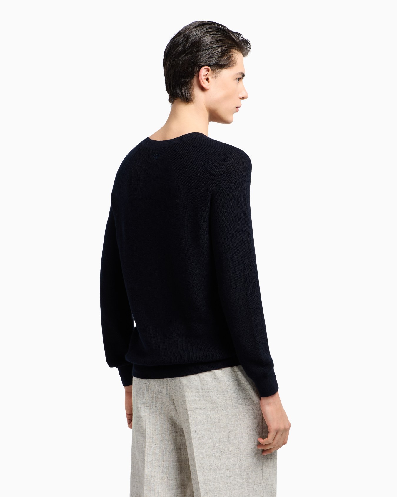 Maglione con trama a mezza costa inglese Slide 3