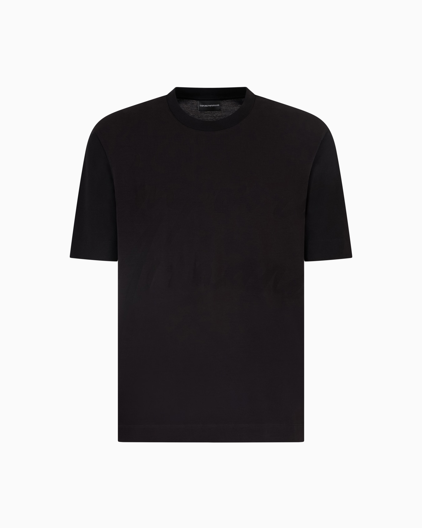 ASV Jersey T-shirt with jacquard logo Slide 0